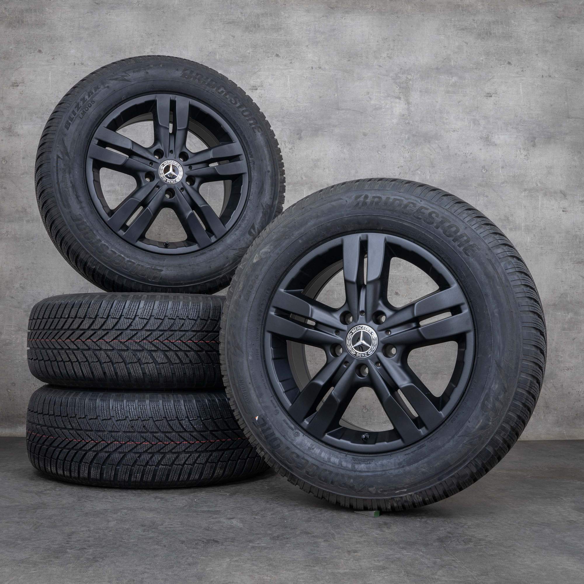 Originales Mercedes Benz Clase G ruedas de invierno 18 pulgadas llantas W463 A4634012202 negro mate