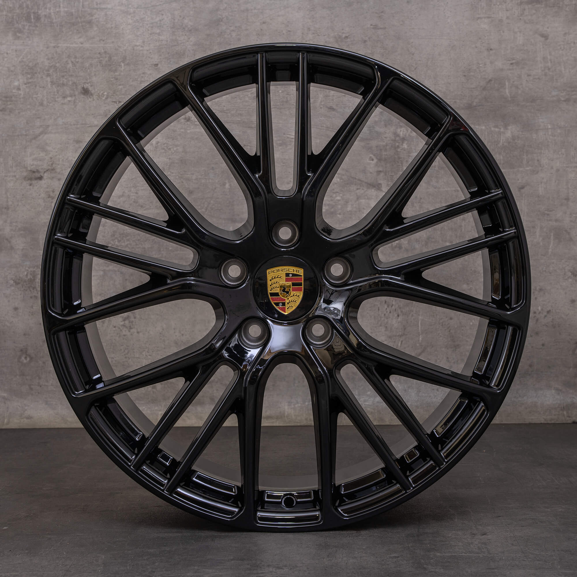 Alkuperäiset Porsche Panamera talvirenkaat 21 tuuman 971 vanteet 971601025AP 971601025CA Exclusive GTS musta kiiltävä UUTUUS