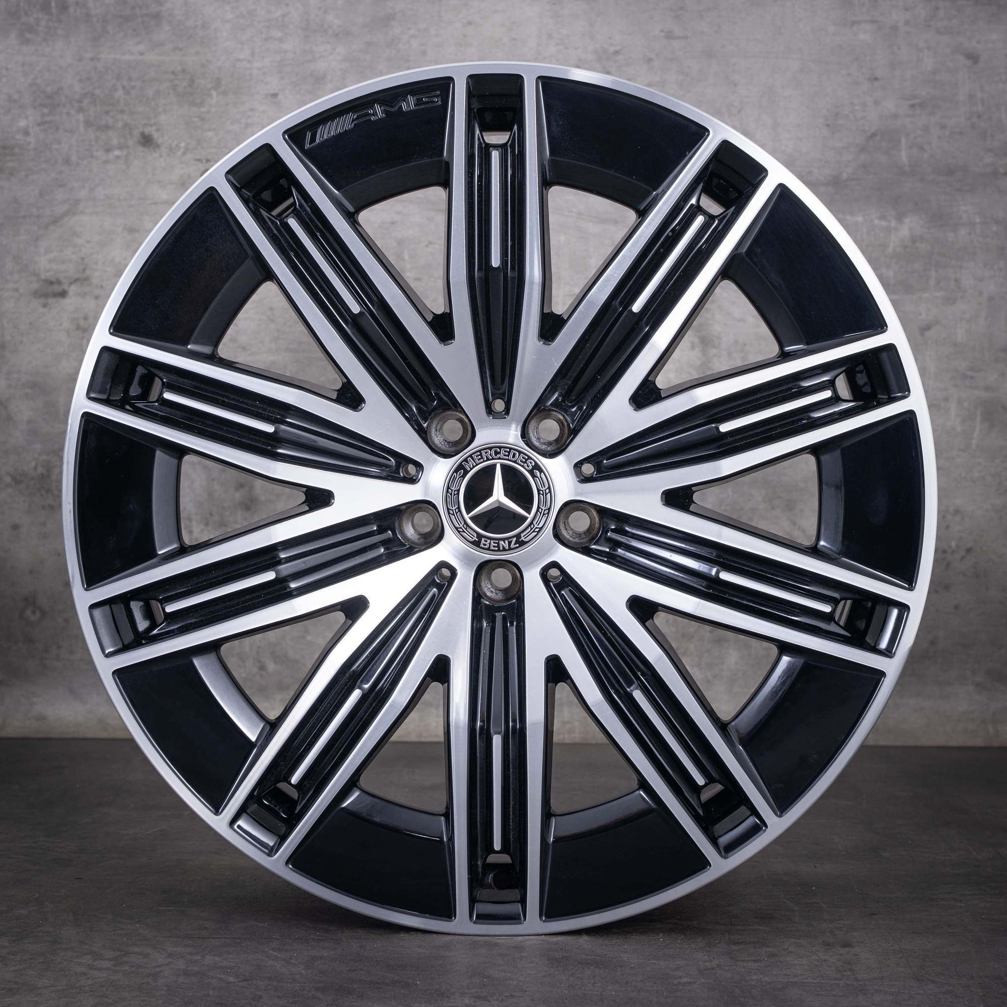 OEM Mercedes-Benz EQE AMG 21inch SUV X294 winter wheels A2944011200 Black diamond cut