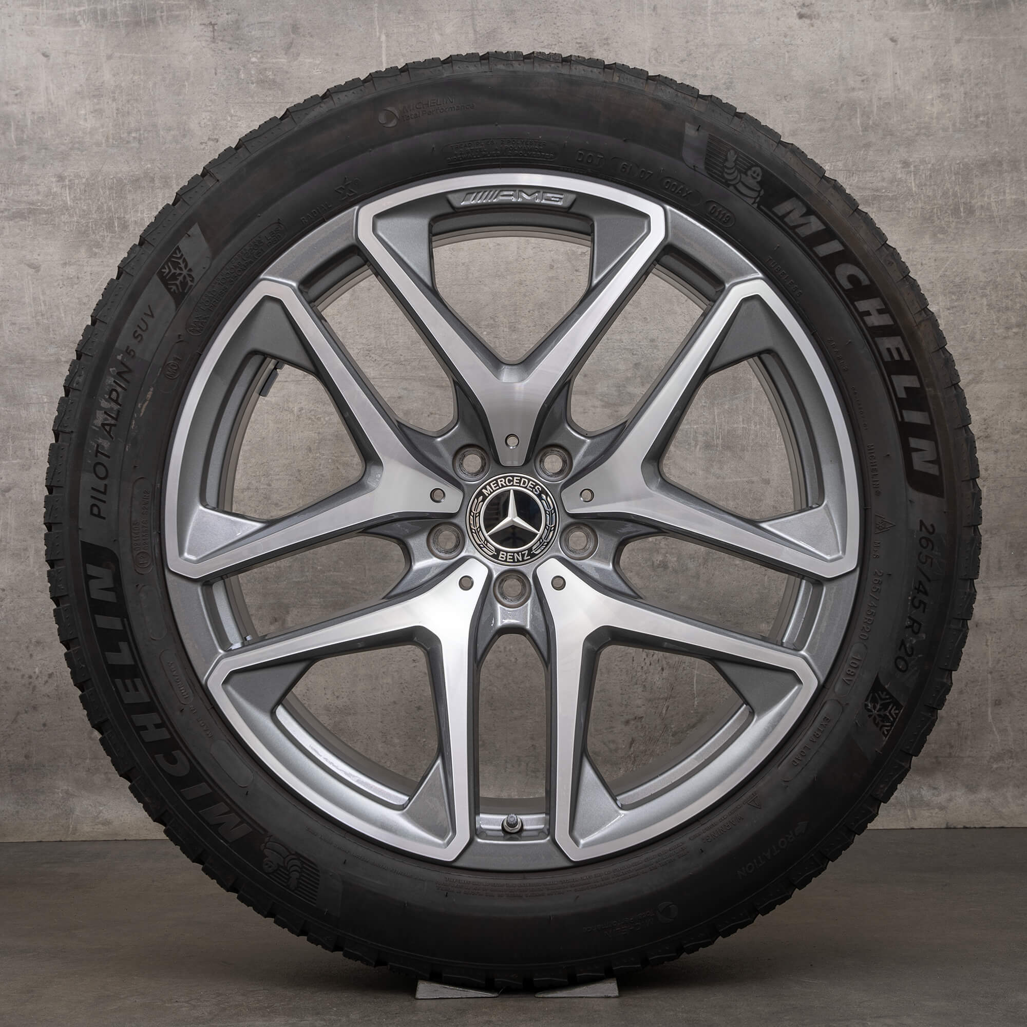 AMG Mercedes Benz GLC63 X253 C253 vinterhjul 20 tums fälgar vinterdäck