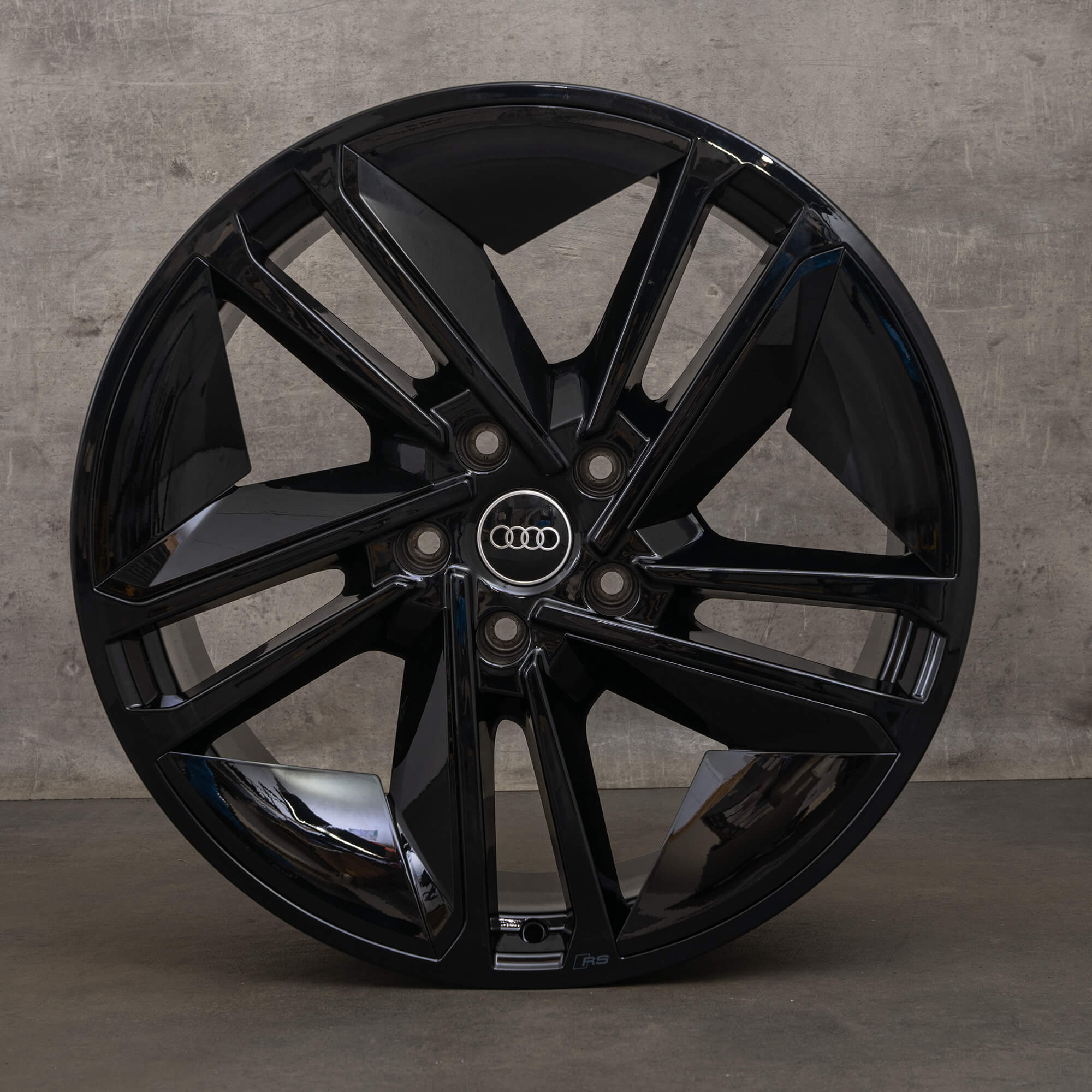 OEM Audi e-tron GT RS rims 21 inch 4J3601025AC 4J3601025M black