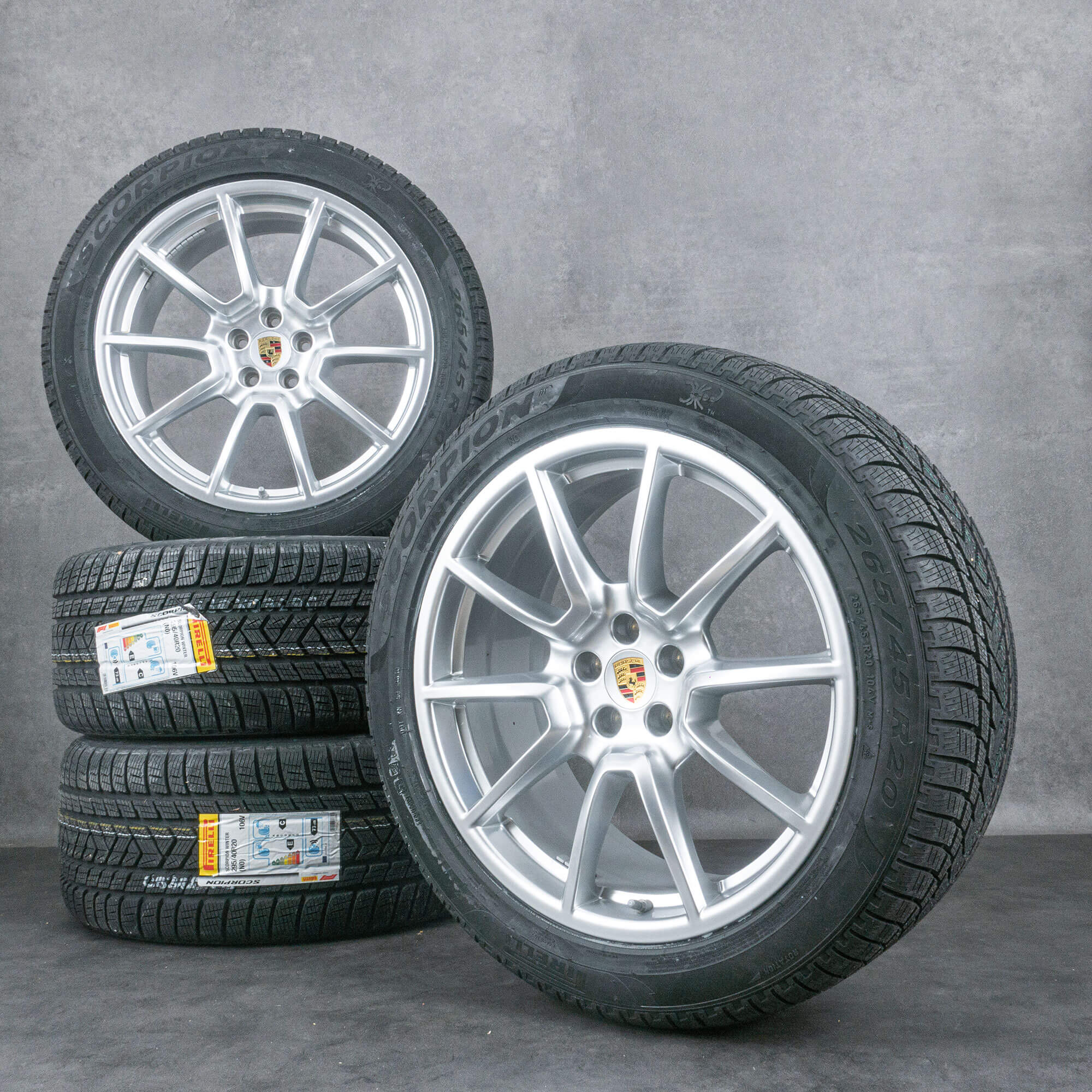 Original Porsche Macan II llantas 20 pulgadas Sport Design de verano neumáticos