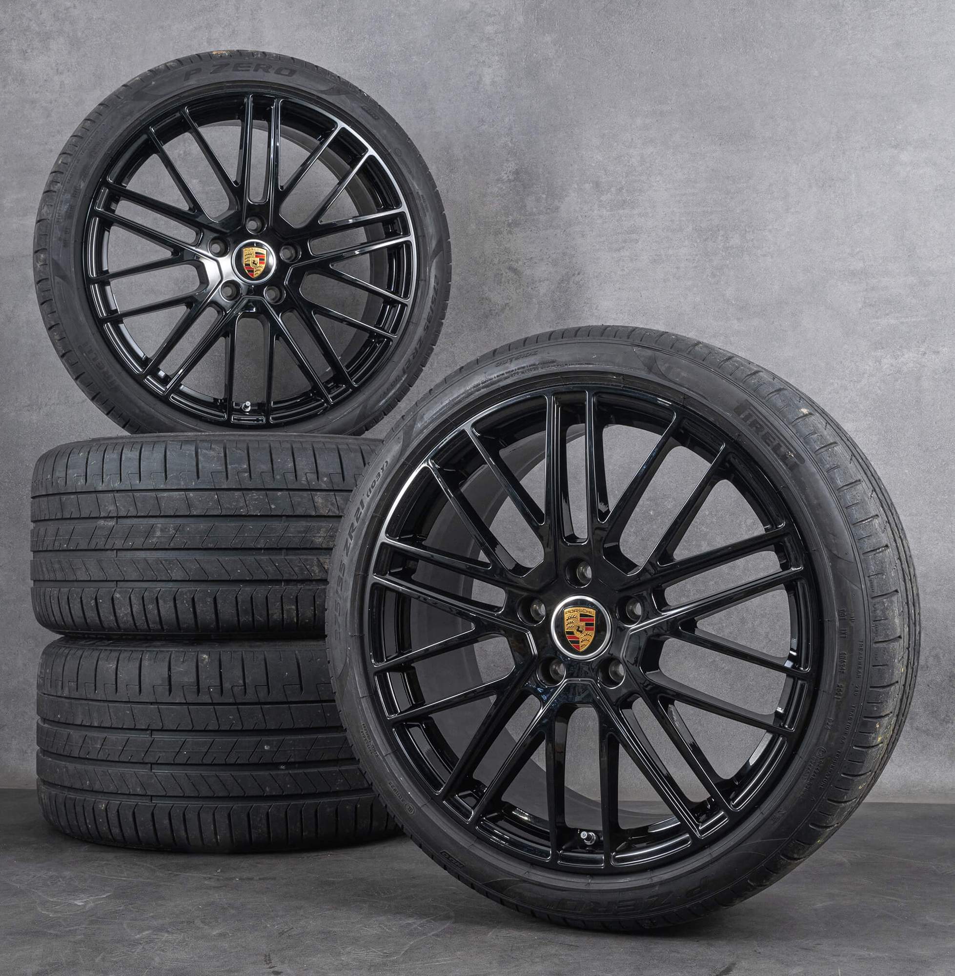 Jantes d'été originales Porsche 21 pouces 971 Turbo V Panamera S Pneus NEUF