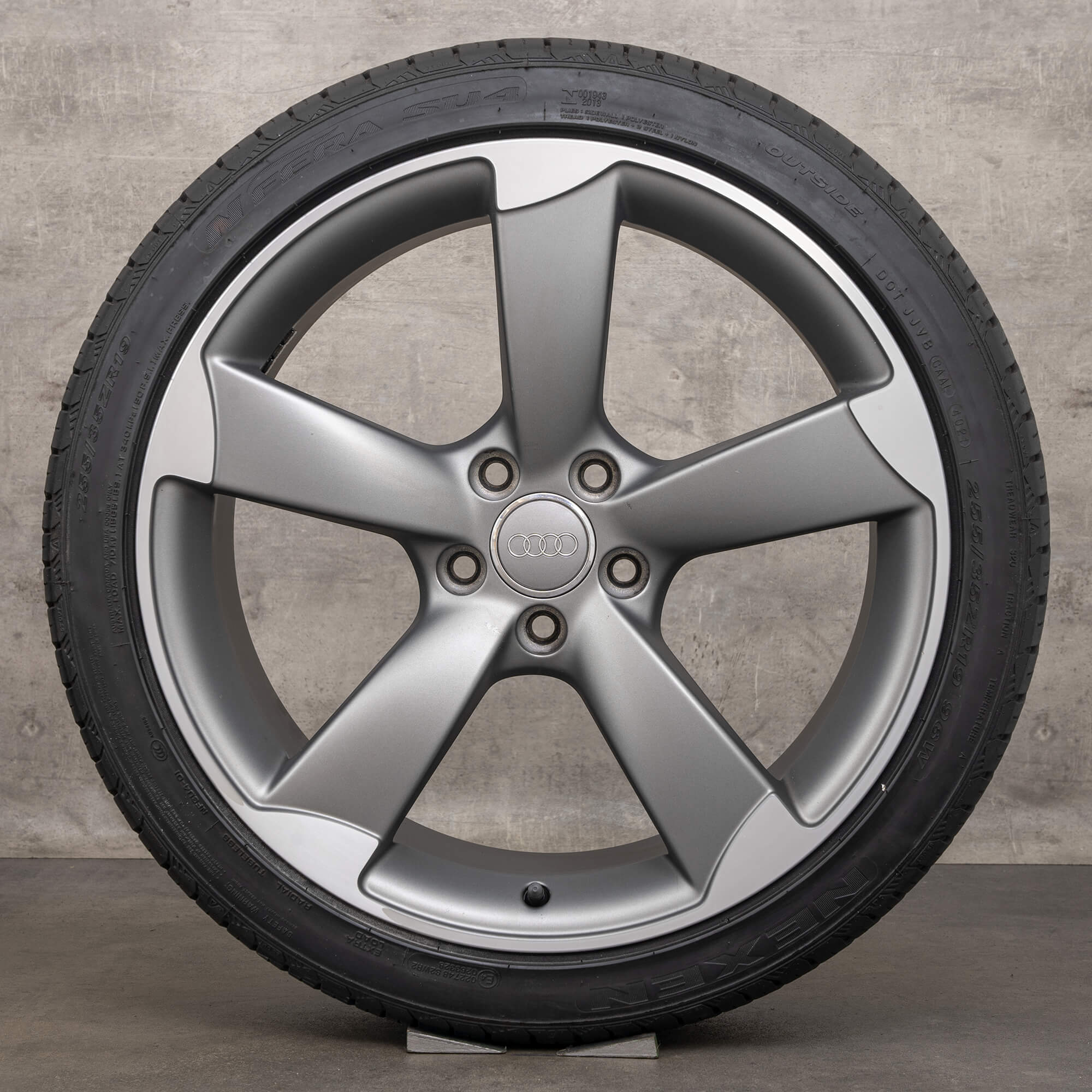 Audi A4 S4 B8 8K rotor summer wheels tires 19 inch rims 8K0601025CN
