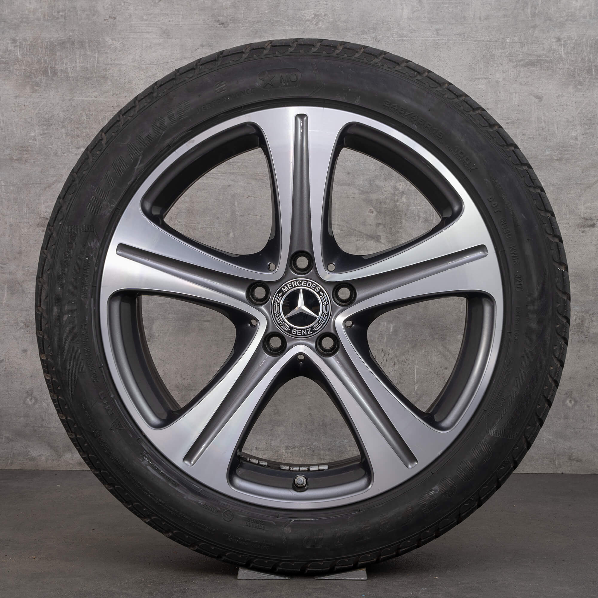 Mercedes Classe E ruote invernali W213 S213 C238 A238 18 pollici pneumatici