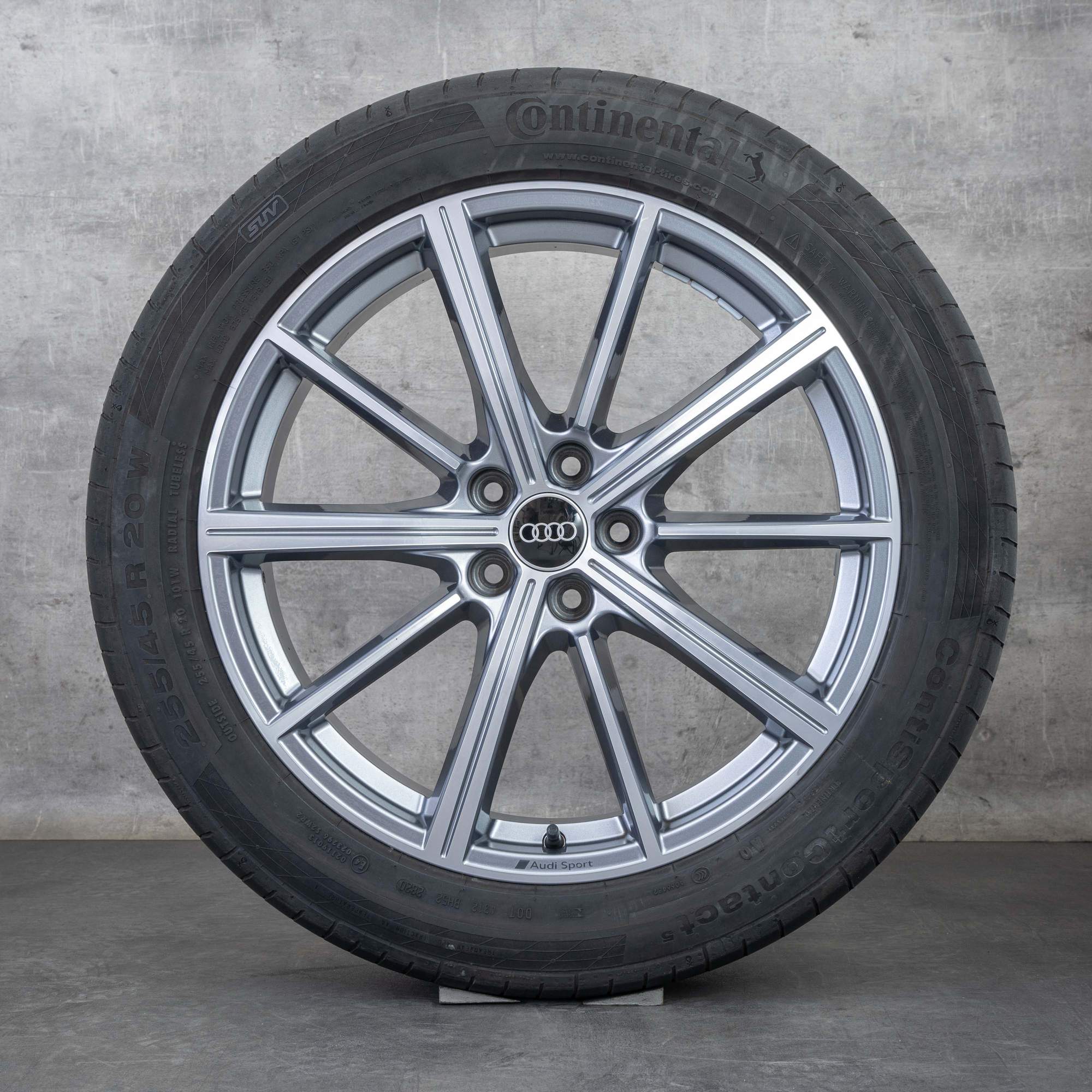 Oem Audi Q5 SQ5 jantes 20 pouces FY pneus été 80A601025AP anthracite poli