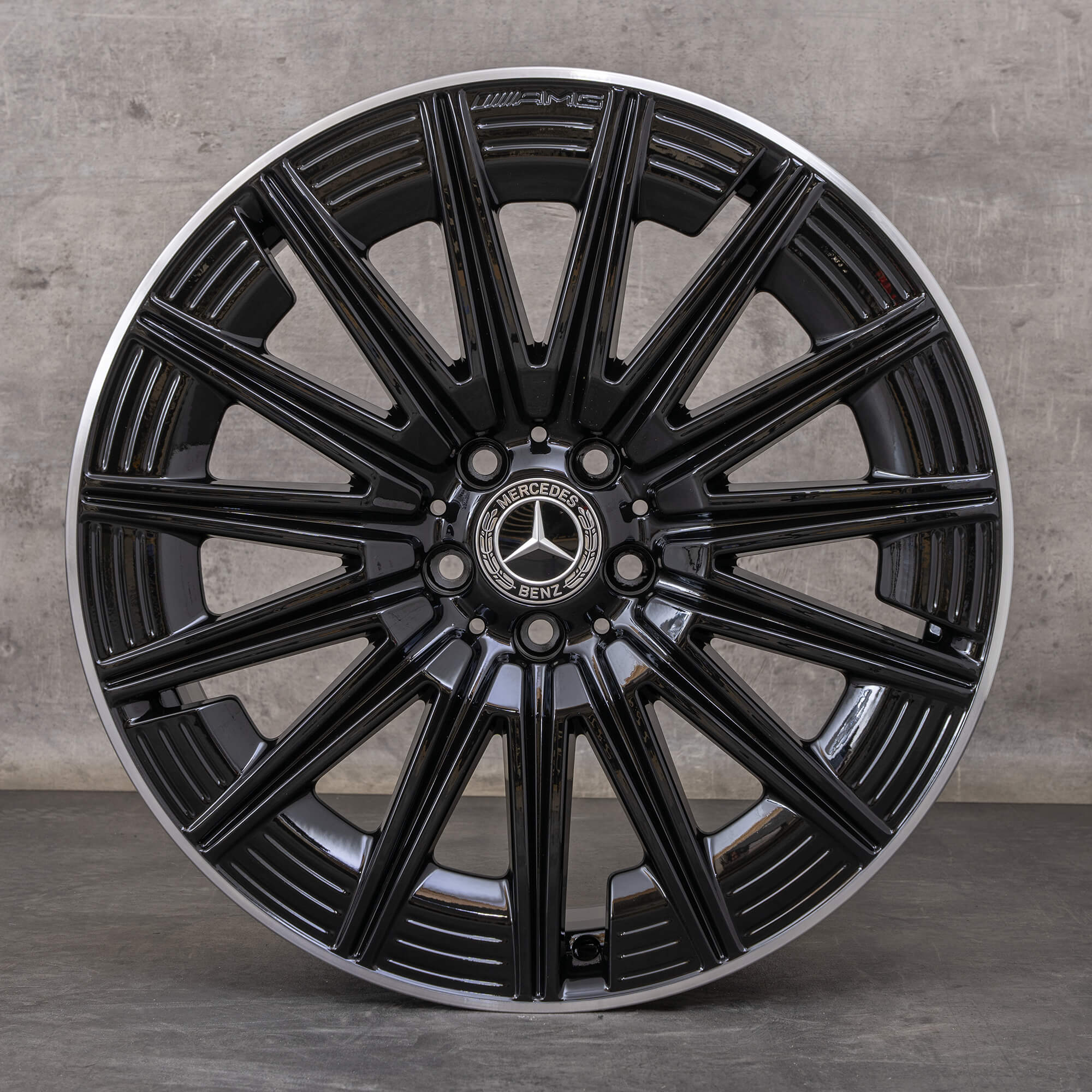 Oryginalne felgi Mercedes Benz CLE AMG 20 cali C236 A2364012300 A2364012400 czarne polerowane