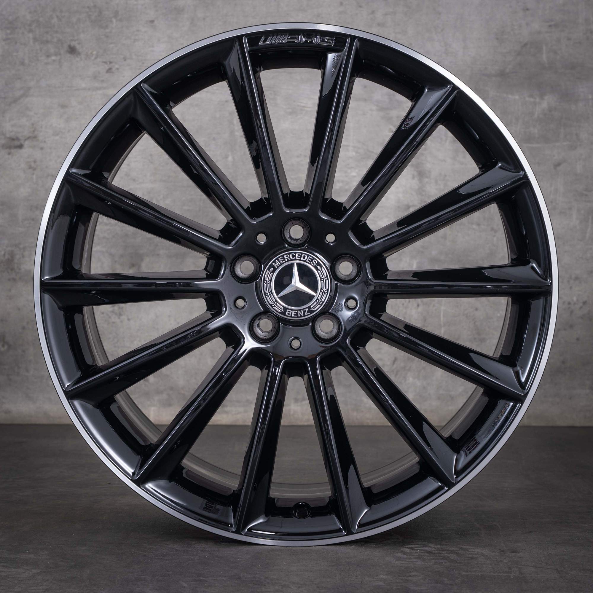 Original Mercedes Benz E-Klasse AMG Felgen 20 Zoll W213 S213 C238 A238 A2134012200 A2134012300 schwarz glanzgedreht NEU