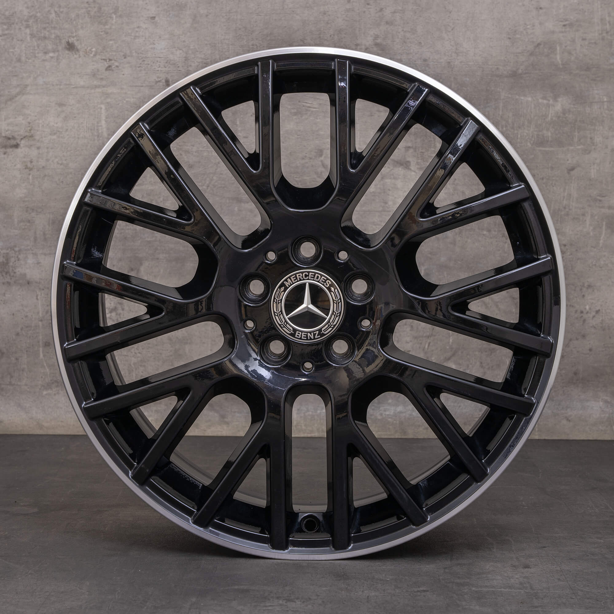 Oryginał Mercedes Benz Felgi GLE 19 cali V167 A1674012100 czarne wysoki połysk toczone