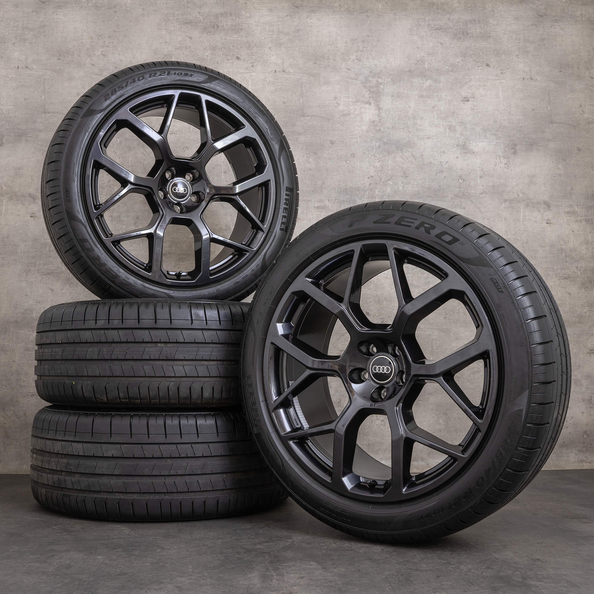 Jantes de inverno genuínas Audi Q7 SQ7 jantes 21 polegadas 4M 4M0601025DC preto