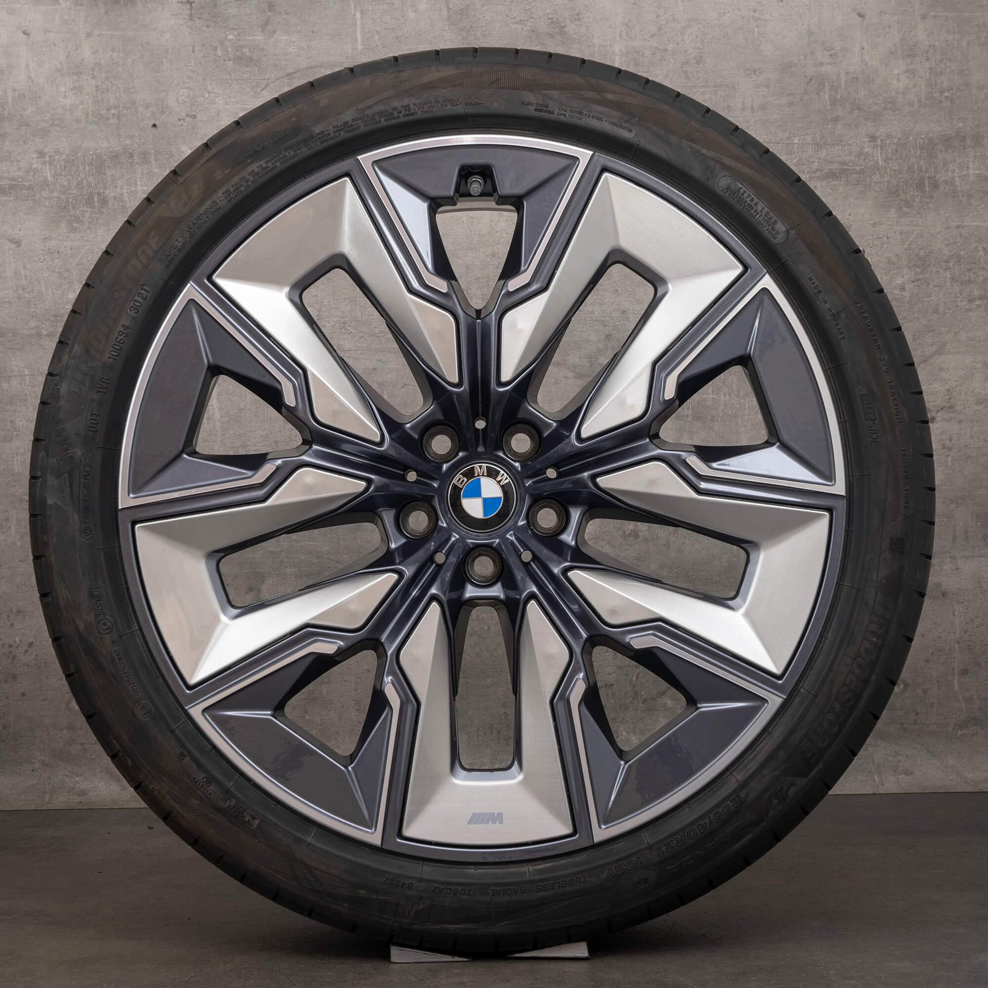 BMW 7 Series & i7 G70 summer tires styling 910i 21 inch rims wheels 6.5 mm
