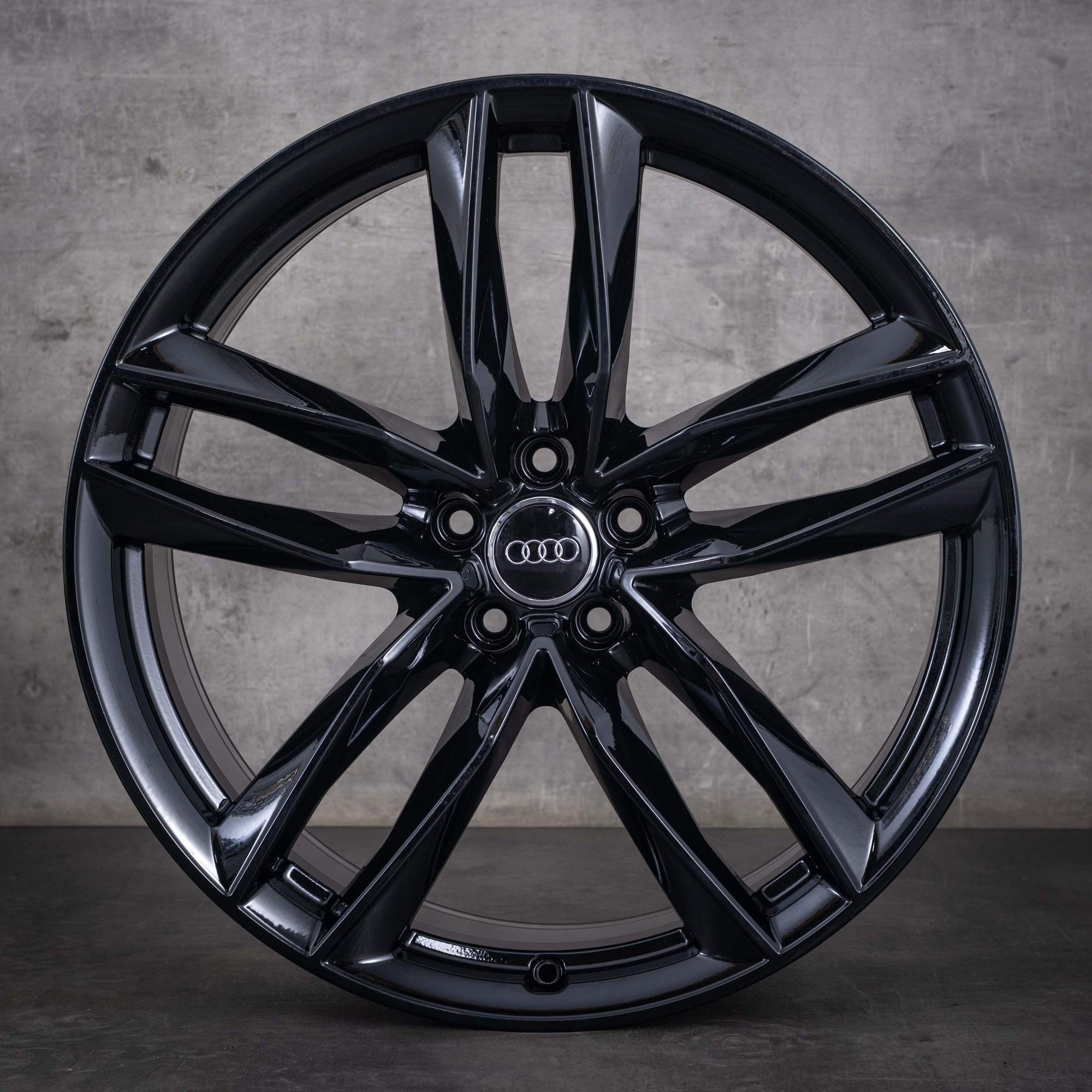 Original Audi RS6 Winterräder 21 Zoll 4G C7 RS Felgen 4G0601025CE schwarz glanz