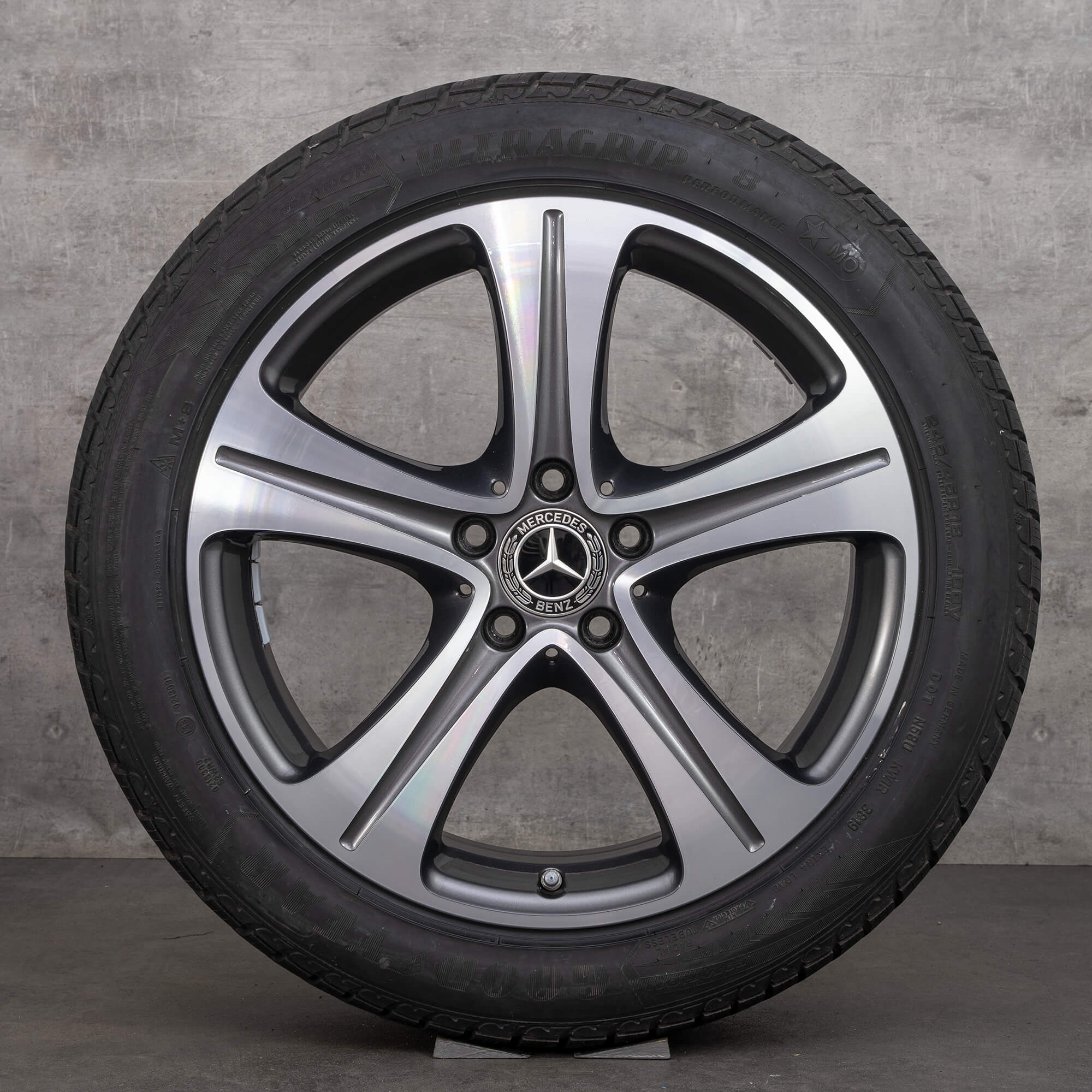 Mercedes Classe E ruote invernali W213 S213 C238 A238 18 pollici pneumatici