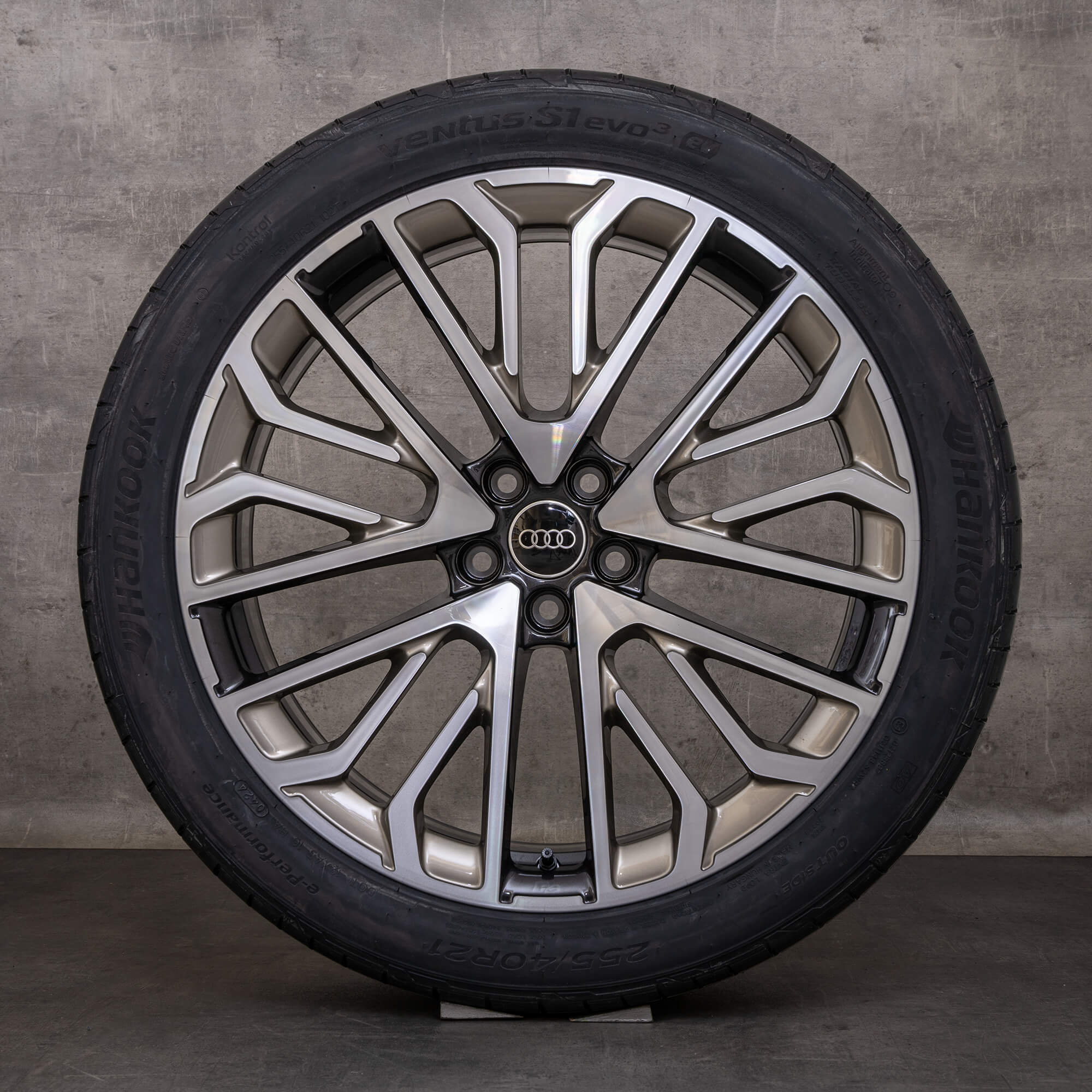 Original Audi Q5 SQ5 Winterräder 21 Zoll FY GU Sportback Felgen 8MA601025L granit gold glanzgedreht NEU