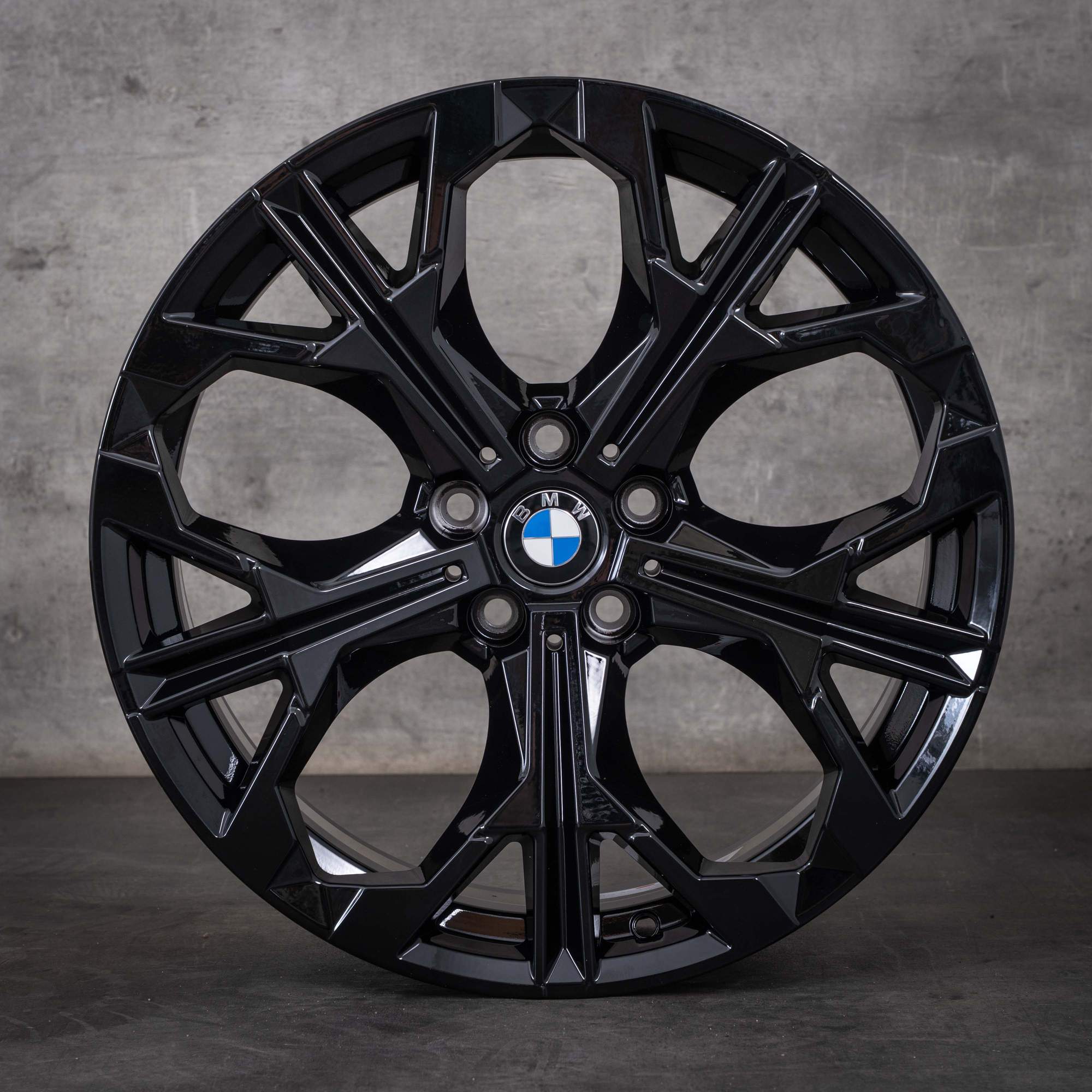 Originální disky BMW řady 2, Řada 3 a 4, 19 palců, G42, G20, G21, G22, G23, styl 1038 i, 5A64AF0, 5A64AF3, lesklá černá