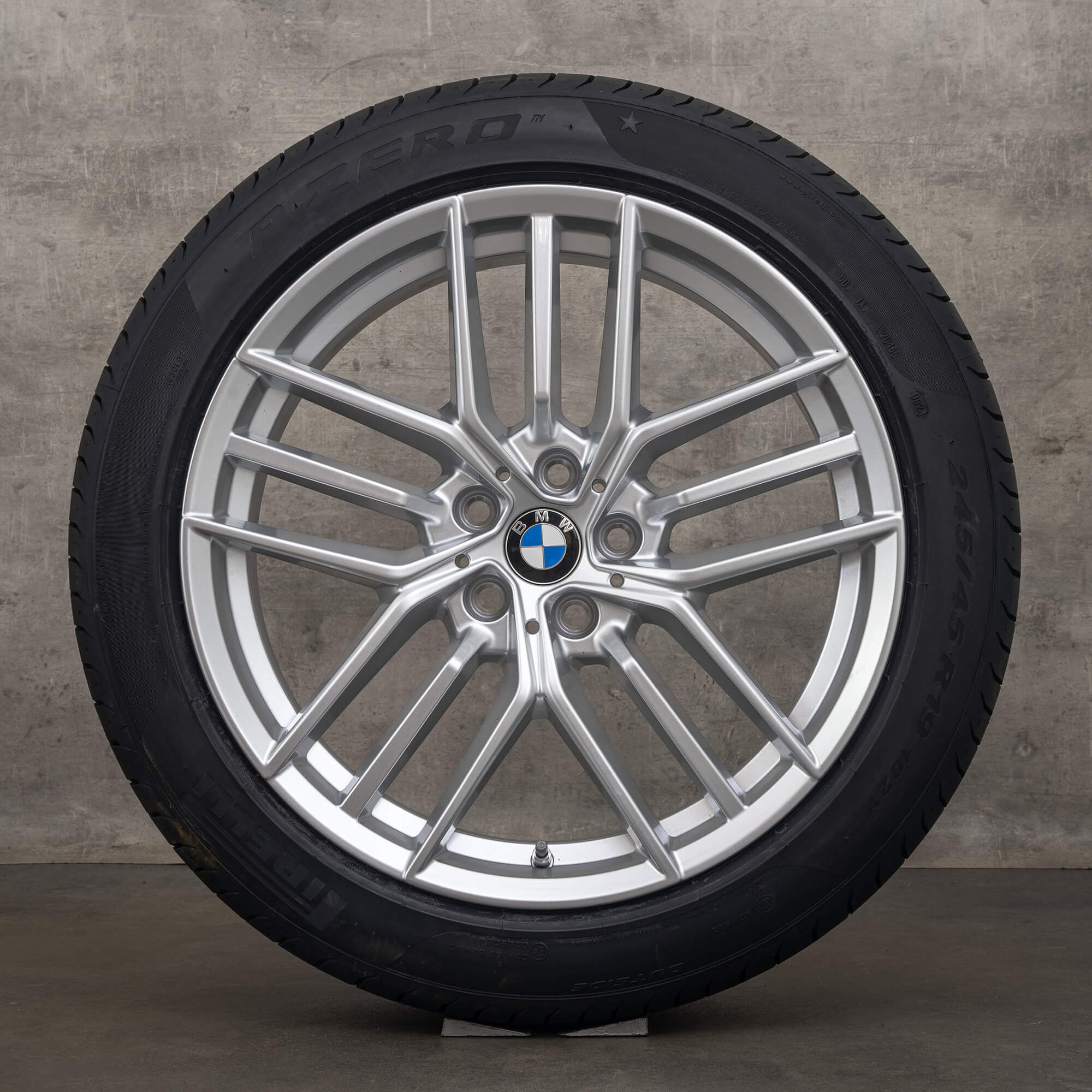 Oryginalne felgi BMW serii 5 i5 19 cali G60 G61 koła letnie stylizacja 933 5A324D6 srebrne NOWOŚĆ
