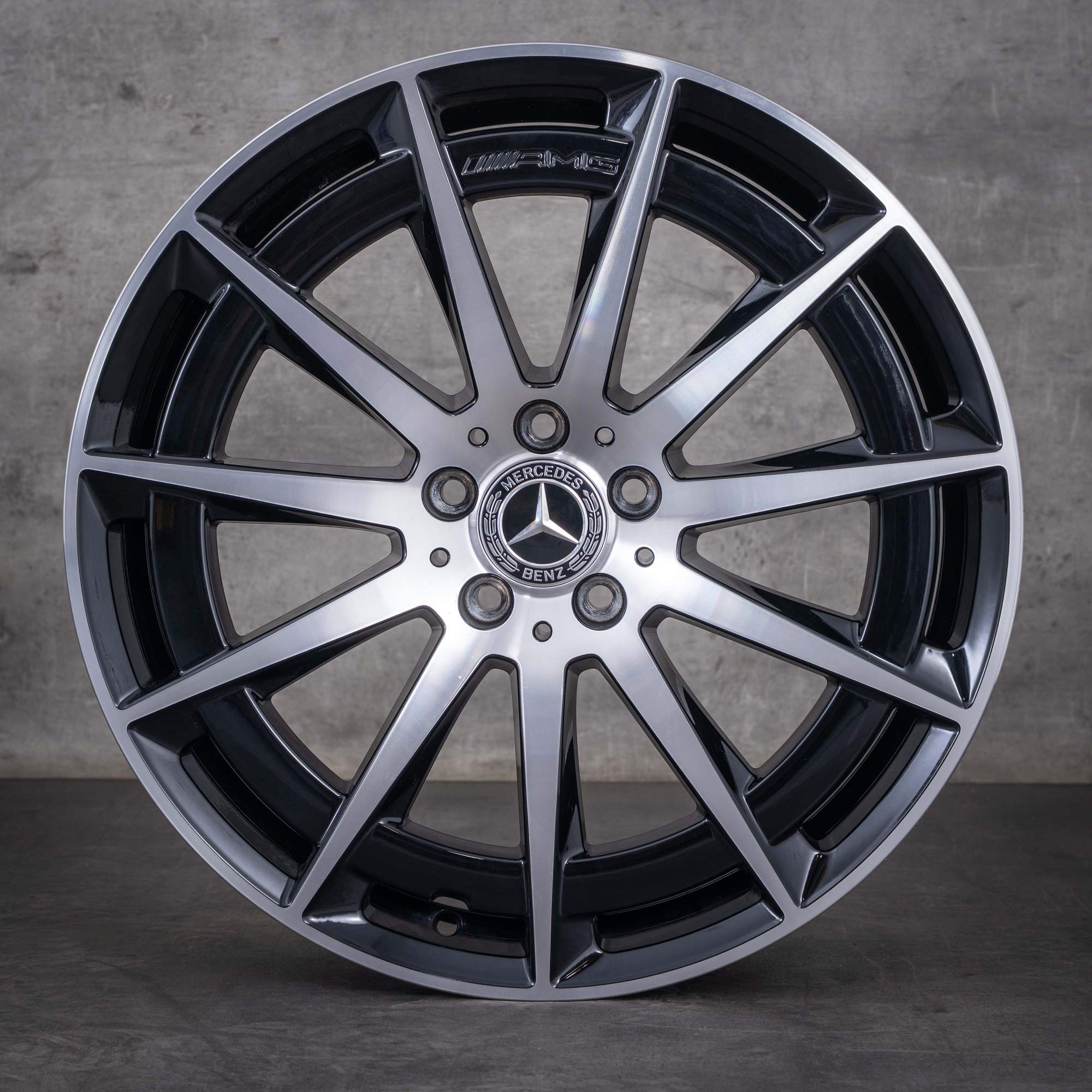 OEM Mercedes-Benz EQC 20inch N293 winter wheels rims A2934010800 A2934010900 black diamond cut