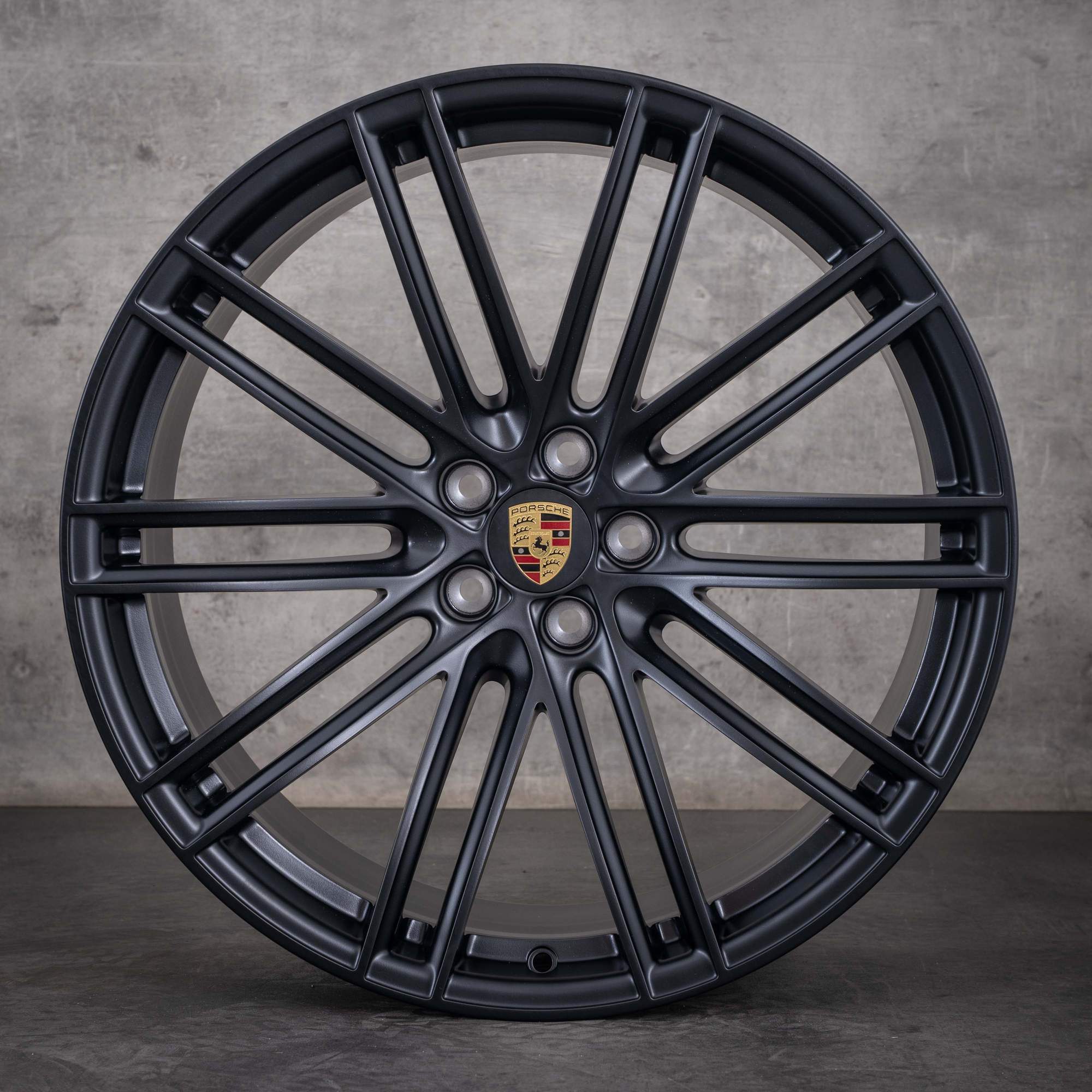 Alkuperäiset Porsche Macan II & III -vanteet 20 21 tuumaa 95B601025DN 95B601025DP mattamusta