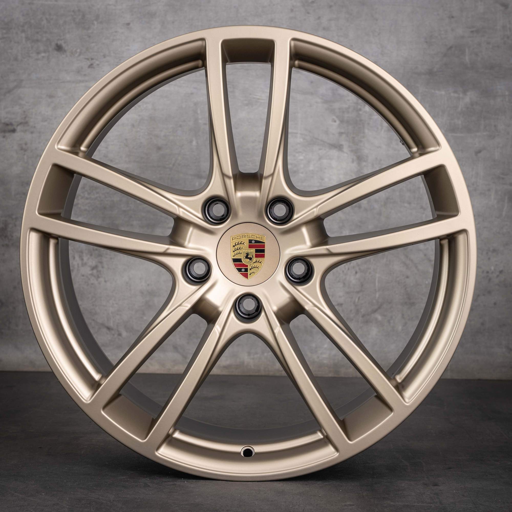 Oryginalne felgi Porsche Cayenne 20 cali 9YA E3 II 9Y0601025BB 9Y0601025BC neodyme matt