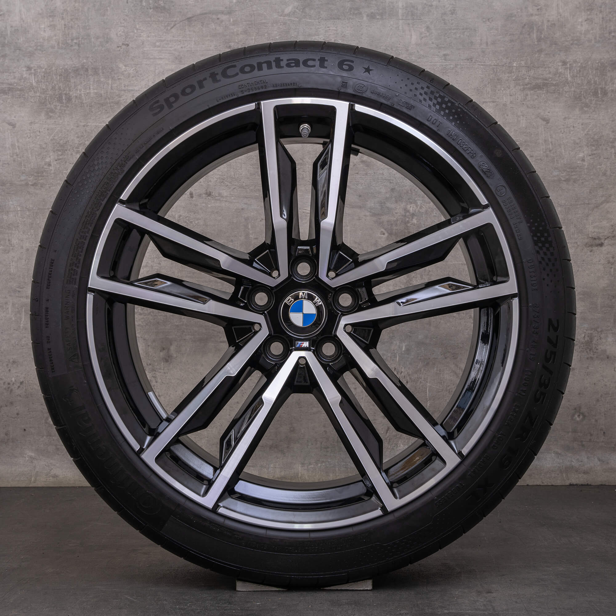 Original BMW Z4 llantas de 19 pulgadas G29 ruedas verano estilo 799 M 8091763 8091764 negro brillante convertido