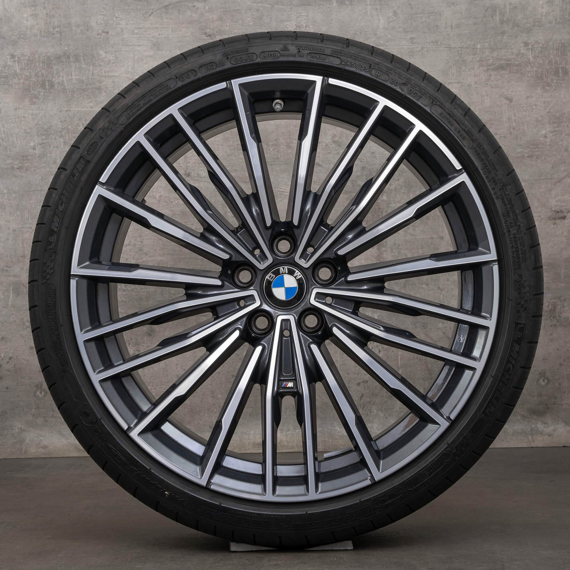 BMW 8er G14 G15 G16 Sommerräder 20 Zoll Felgen 729 M Sommerreifen Alufelgen