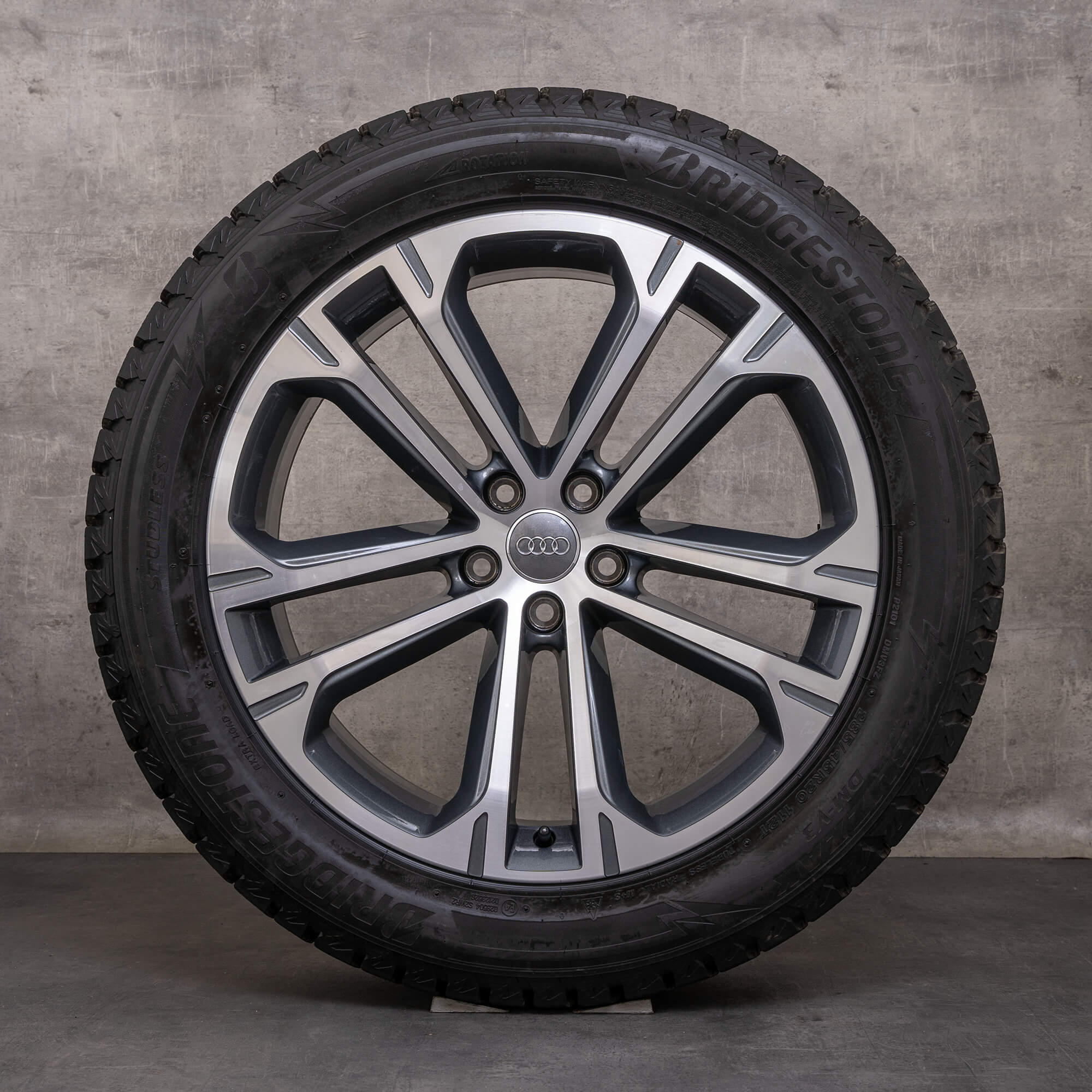 Original Audi Q7 SQ7 Winterräder 20 Zoll 4M Felgen 4M0601025EA graphitgrau glanzgedreht
