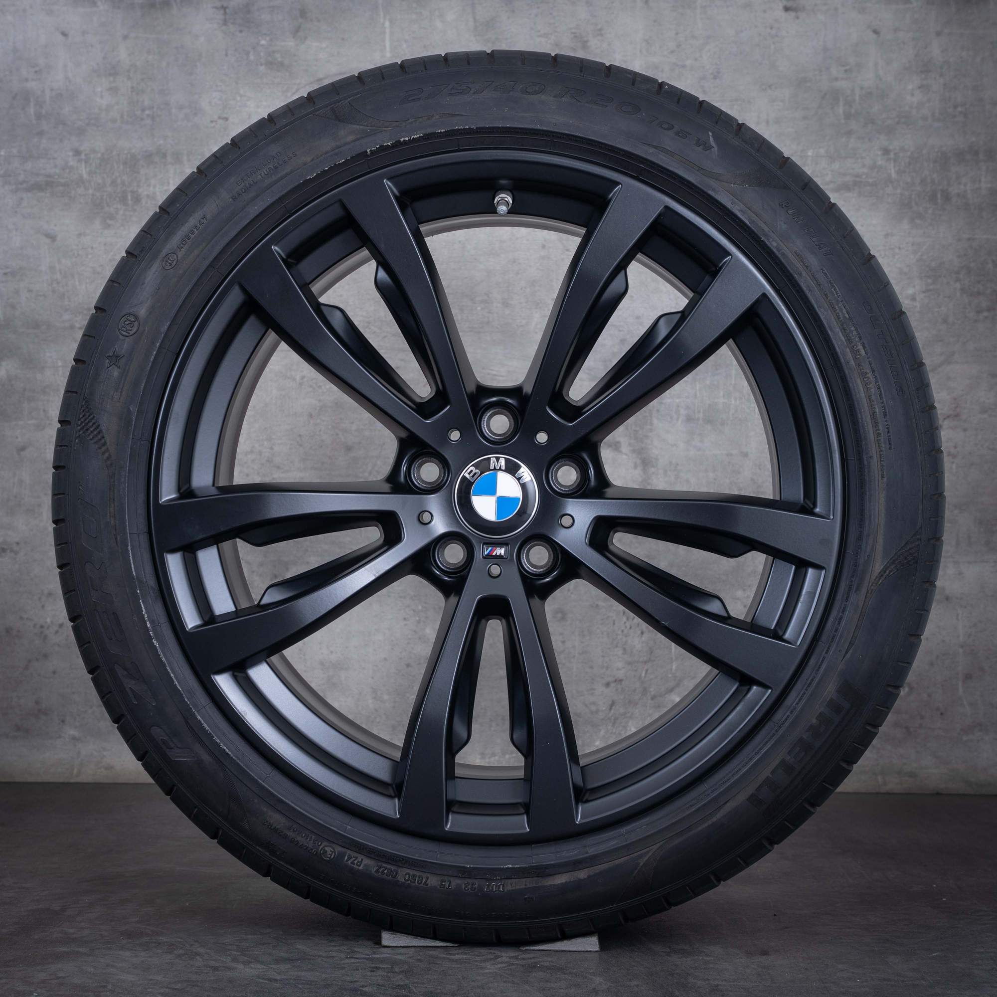 Alkuperäiset BMW X5 X6 vanteet 20 tuuman E70 F15 F16 kesäpyörät muotoilu 469 M 7846790 7846791 musta matta