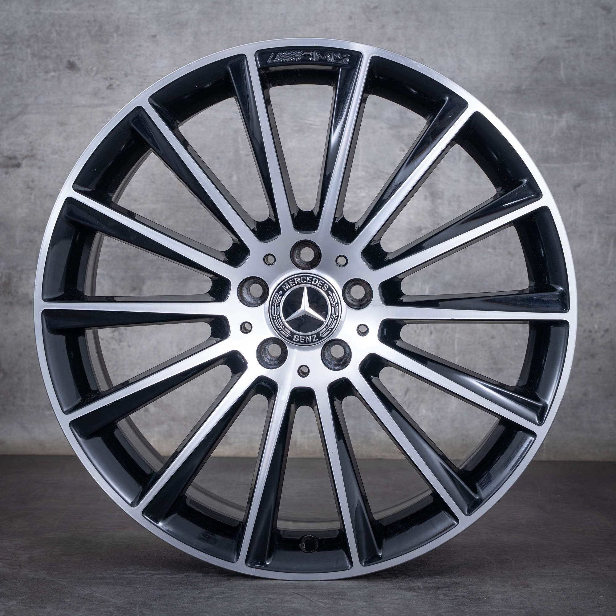 Original Mercedes Benz GLC 43 AMG Felgen 20 Zoll X253 C253 A2534011900 A2534012700 schwarz glanzgedreht