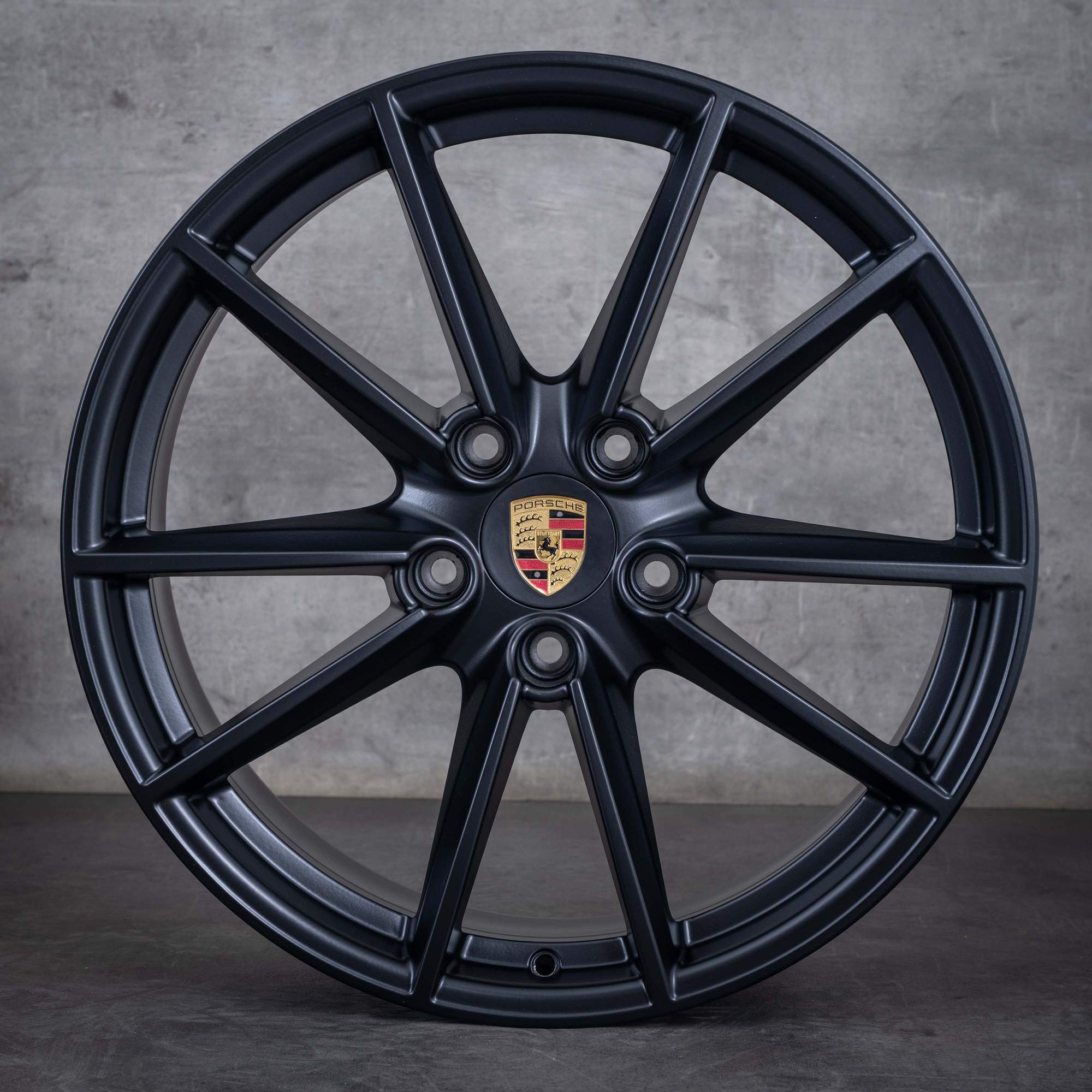 Alkuperäiset Porsche 992 I talvirenkaat 20 21 tuuman Carrera S vanteet 992601025C 992601025E musta matta