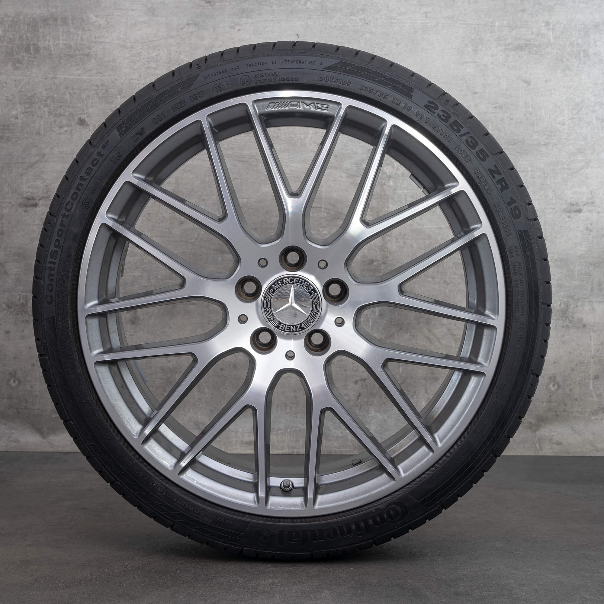 AMG 19 inch Mercedes Benz velgen A45 CLA45 W176 C117 zomervelgen zomerbanden