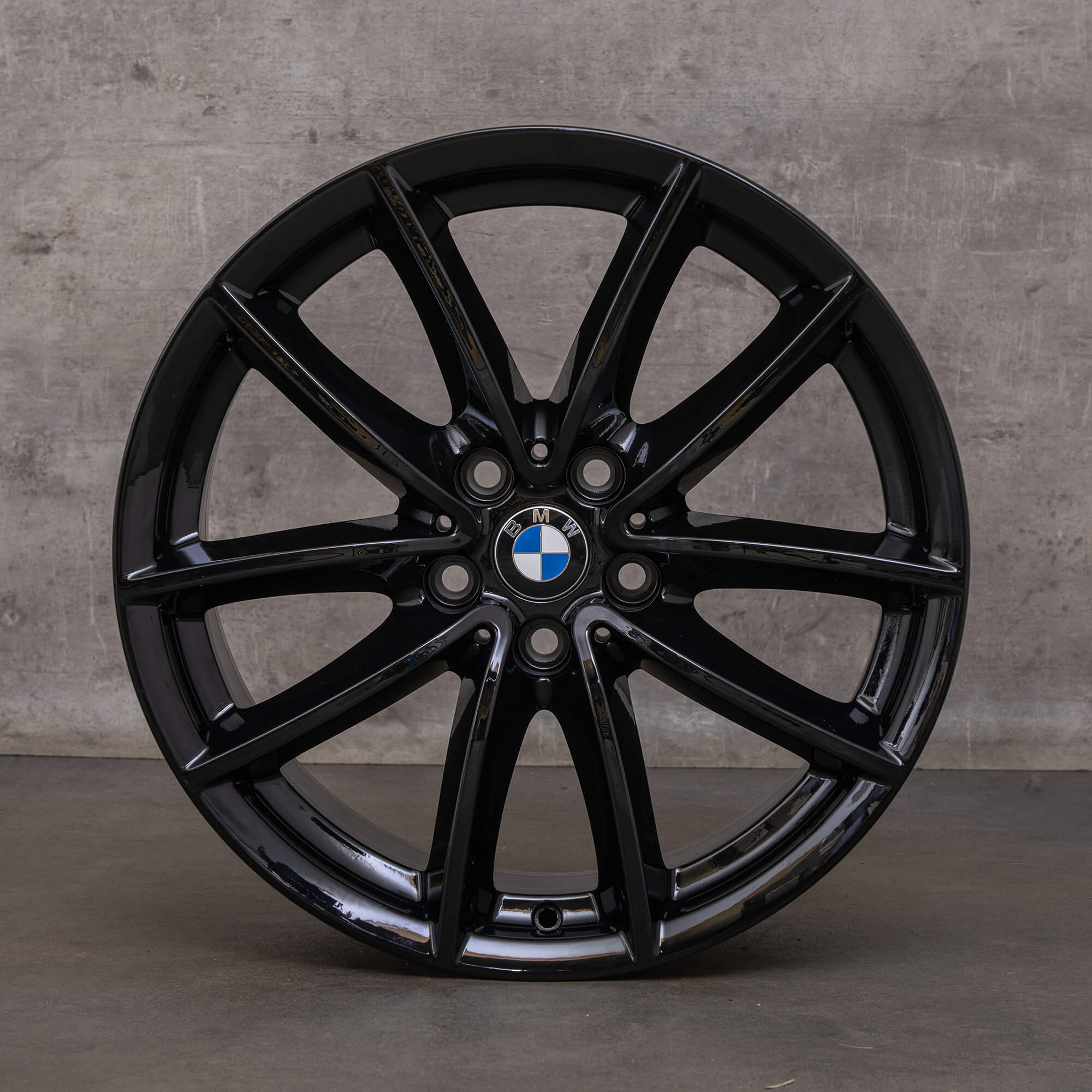 Orijinal BMW X5 X6 jantlar 18 inç G05 G06 Styling 618 siyah