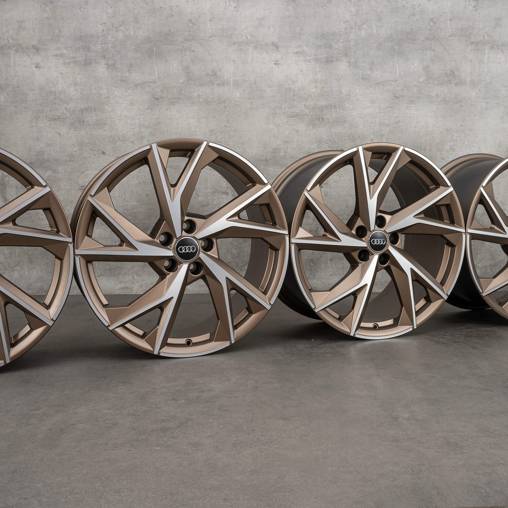 Audi 20 Zoll Felgen R8 4S Bronze Alu Evo 4S0601025BS 4S0601025BR NEU