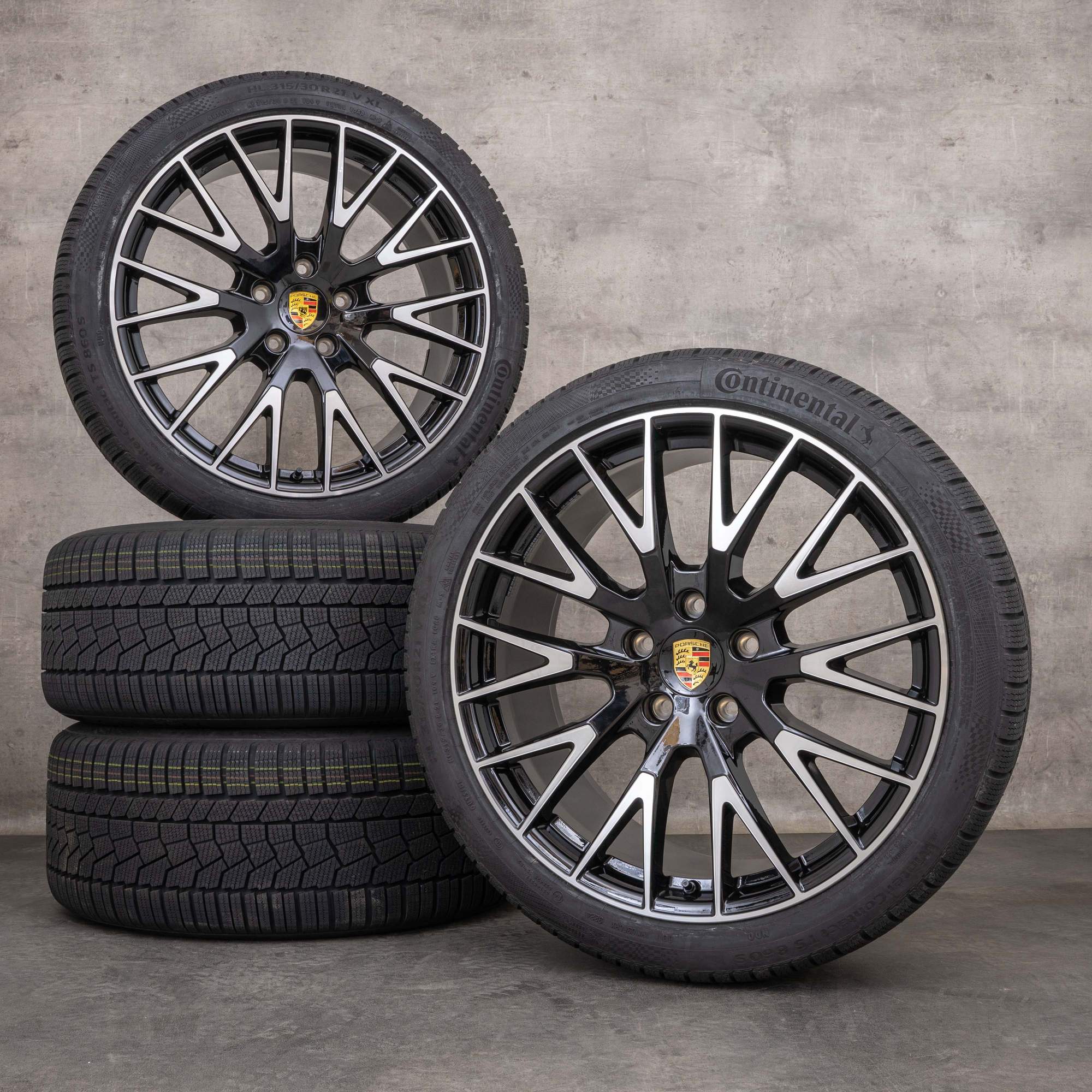 Original Porsche Panamera 976 Winterräder 21 Zoll G3 Felgen 976044600K ...