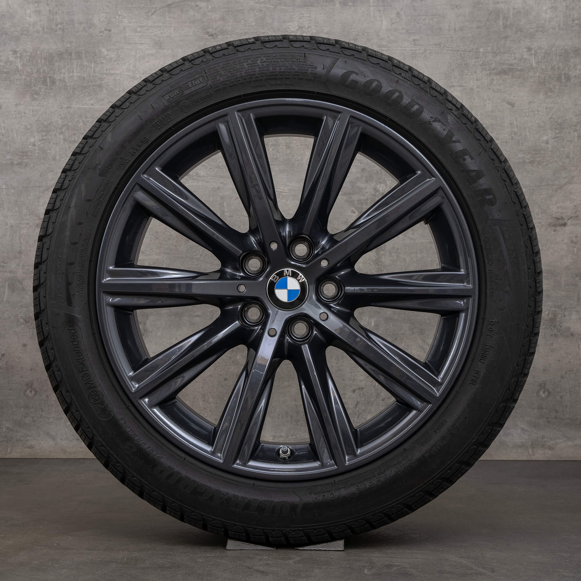 BMW Série 5 G30 G31 roues hiver complètes pneus jantes 18 pouces 6874441