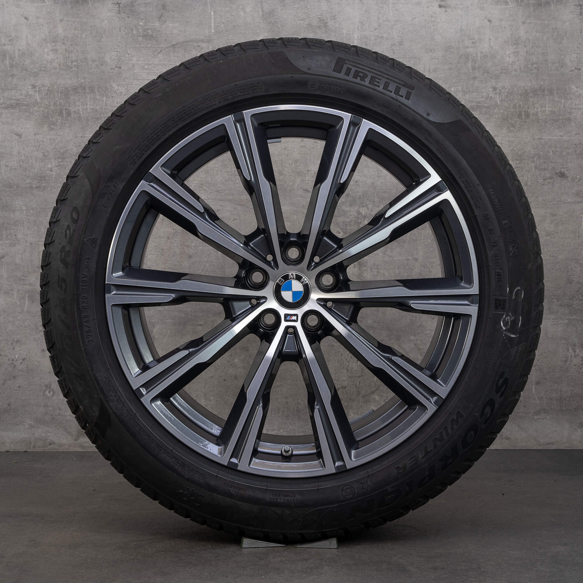 BMW 20 Zoll Felgen X5 G05 X6 G06 Styling 740 M Winterkompletträder  