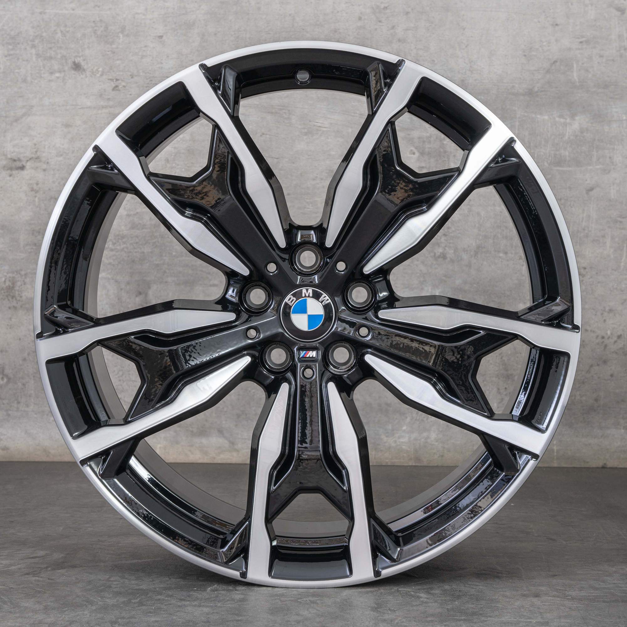 Oryginalne felgi BMW X3 X4 20 cali G01 G02 Styling 787 M 8073791 8073792 czarne polerowane NOWOŚĆ