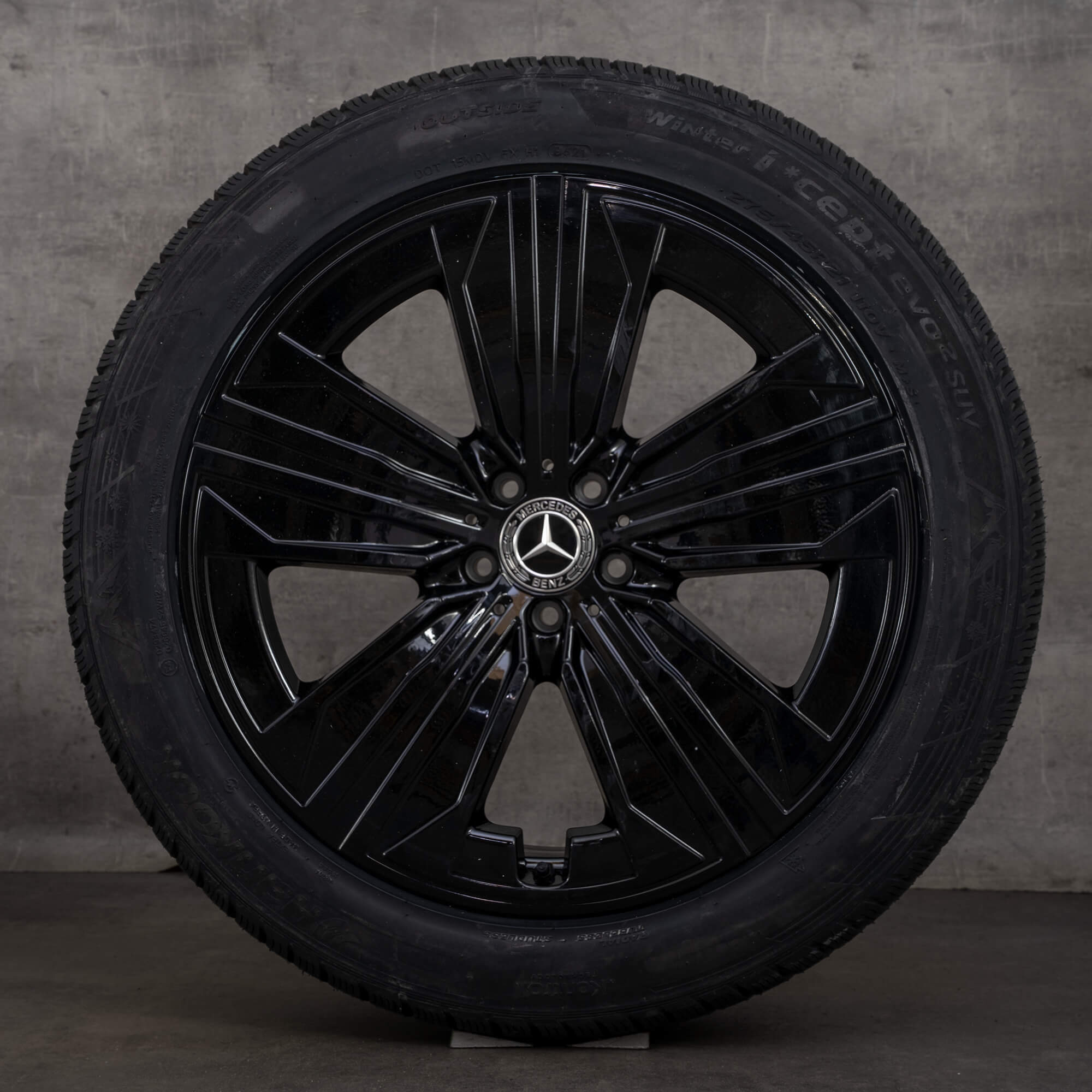 Mercedes Benz EQS X296 jante iarna 21 inch anvelope A2964010500 NOU
