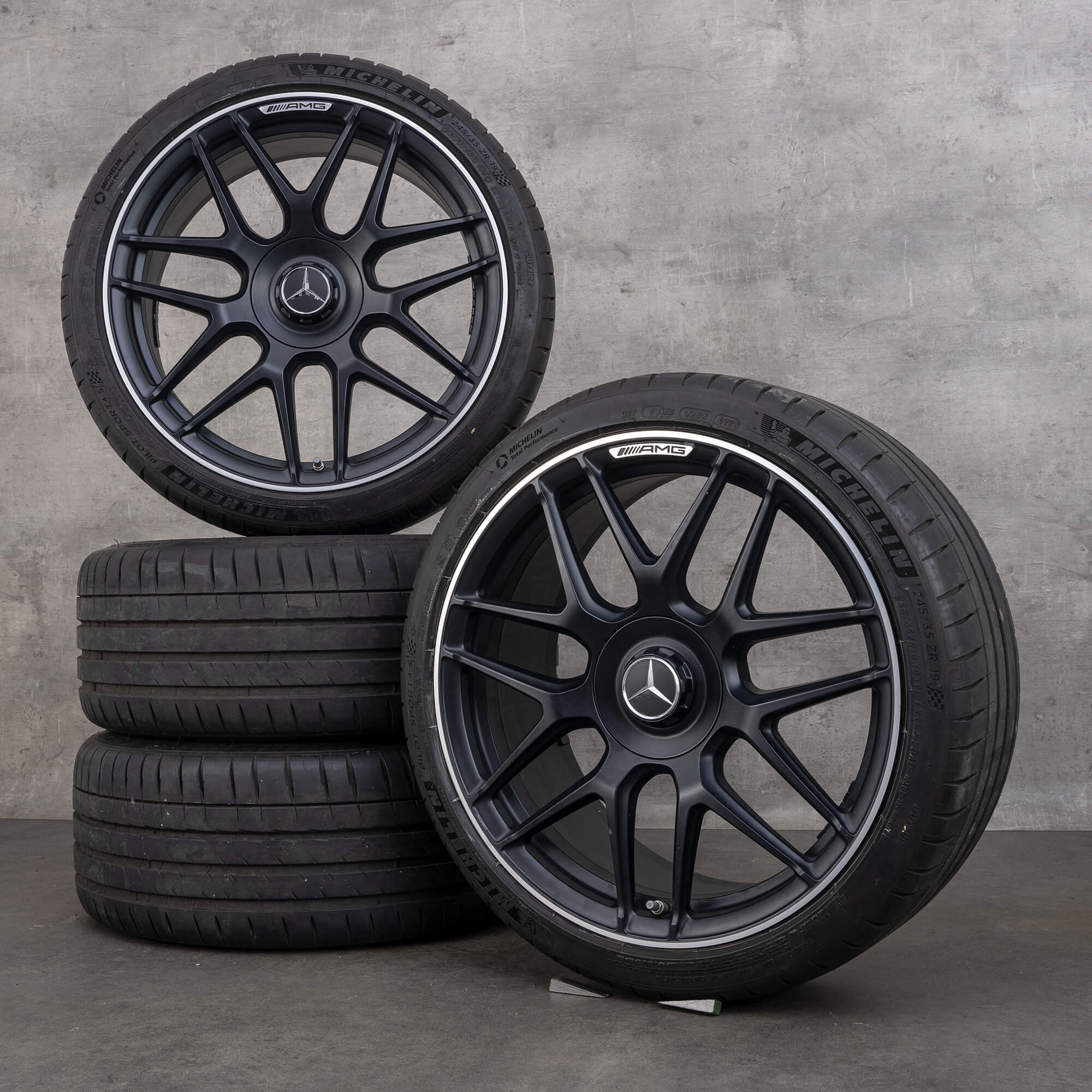 AMG 19 inch Mercedes Benz rims A-Class A45 W177 CLA45 X118 C118 summer ...
