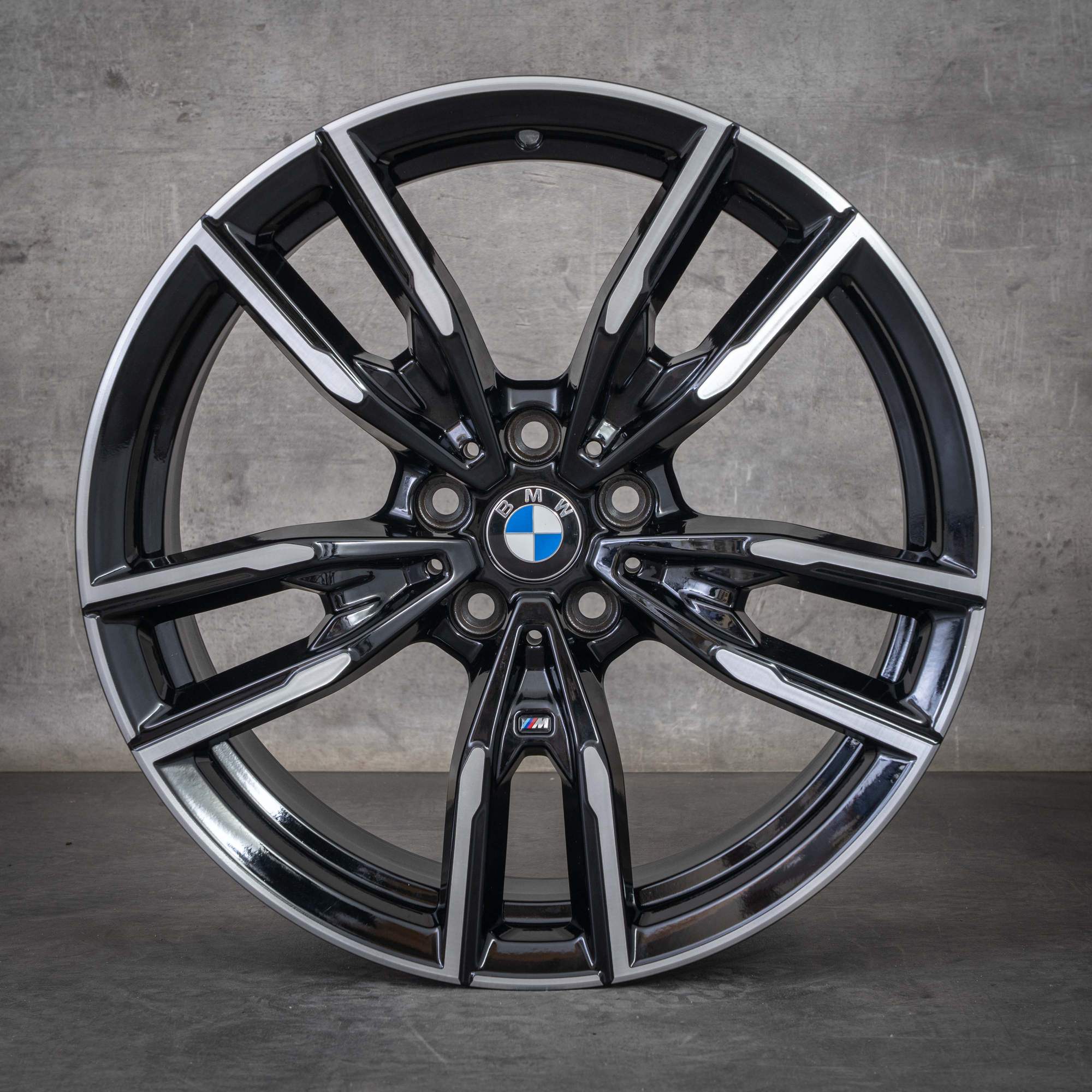 Alkuperäiset BMW 2-sarjan 3-sarjan 4-sarjan vanteet 19 tuuman G42 G20 G21 G22 G23 Styling 792 M 8089894 8089895 musta kiillotettu
