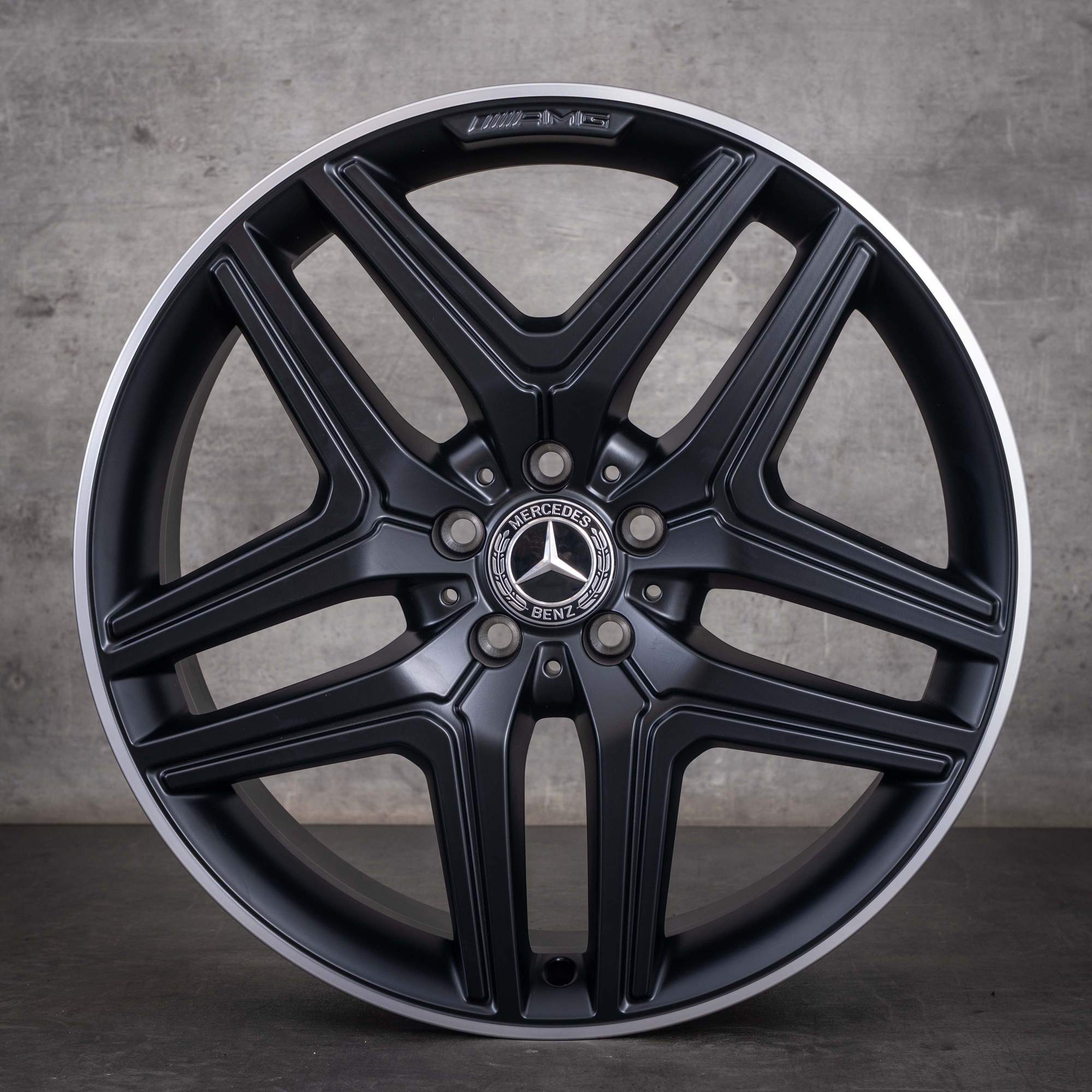 Original Mercedes Benz GLA GLB 35 45 Winterräder 20 Zoll X247 H247 Felgen A2474012000 schwarz matt rand glanzgedreht NEU