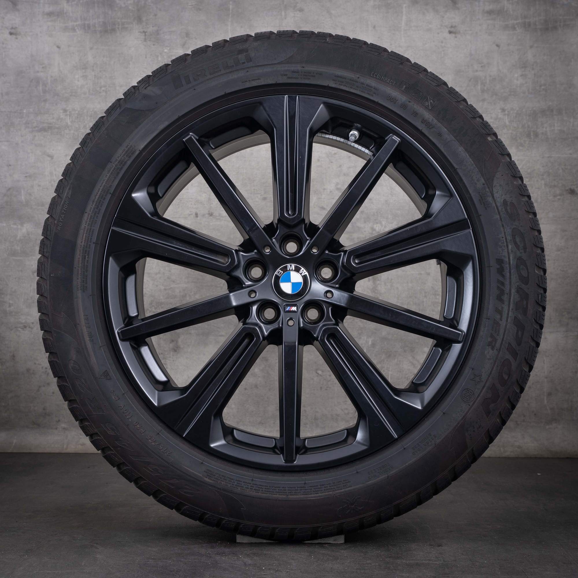 Originální disky BMW X5 X6 20 palců G05 G06 letní kola Styling 748 M 6883765 matná černá