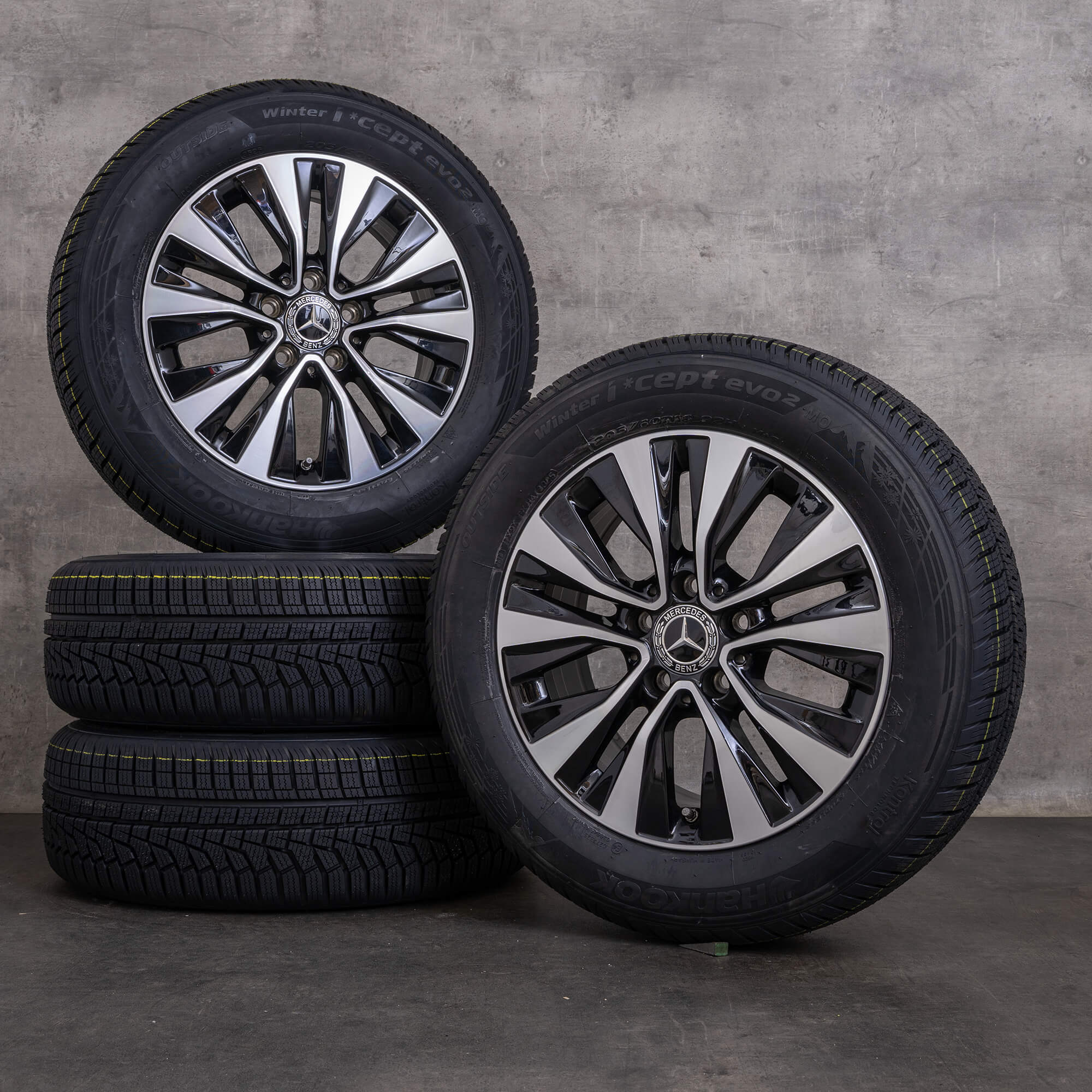 OEM Mercedes Benz A B Class CLA snow tire packages 16 inch W177 V177 ...