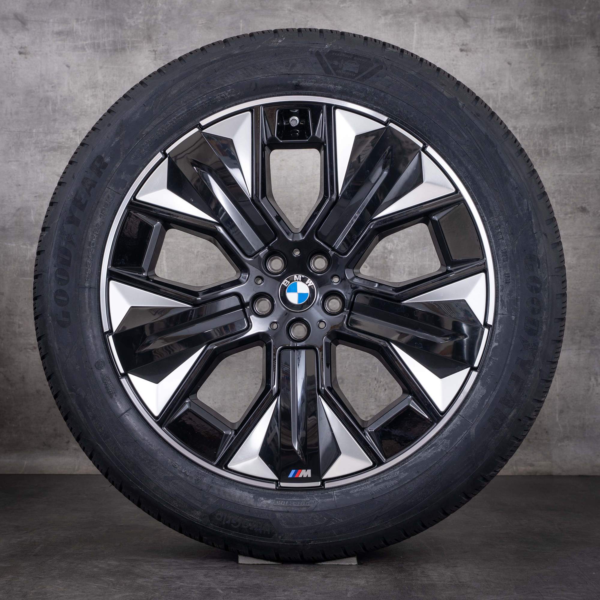Original BMW iX i20 Winterräder 21 Zoll Felgen Styling 1024 M 5A74105 schwarz glanzgedreht NEU