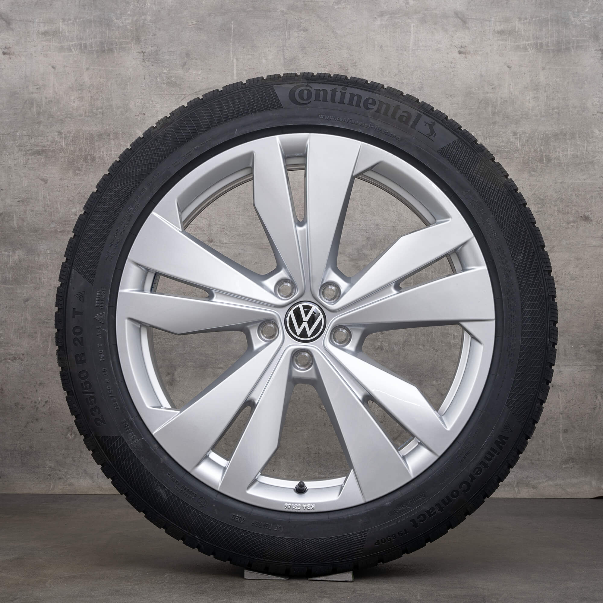 Alkuperäiset VW ID.4 ID.5 vanteet 20 tuuman E2 kesäpyörät Loen 11A071490 hopea UUTUUS
