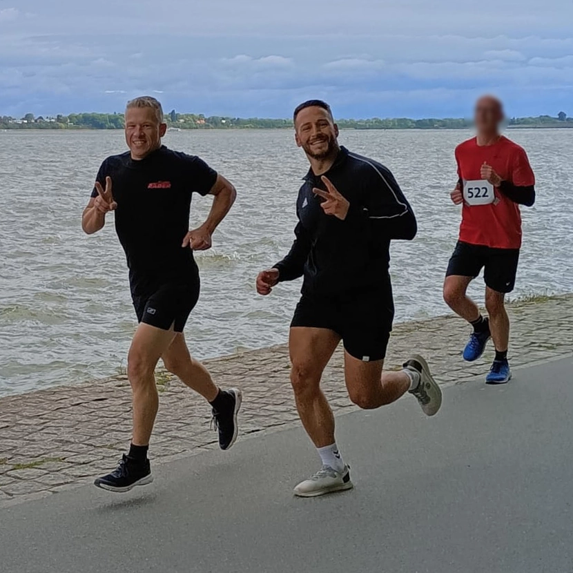OR24 Kolleg:innen beim gemeinsamen Lauf