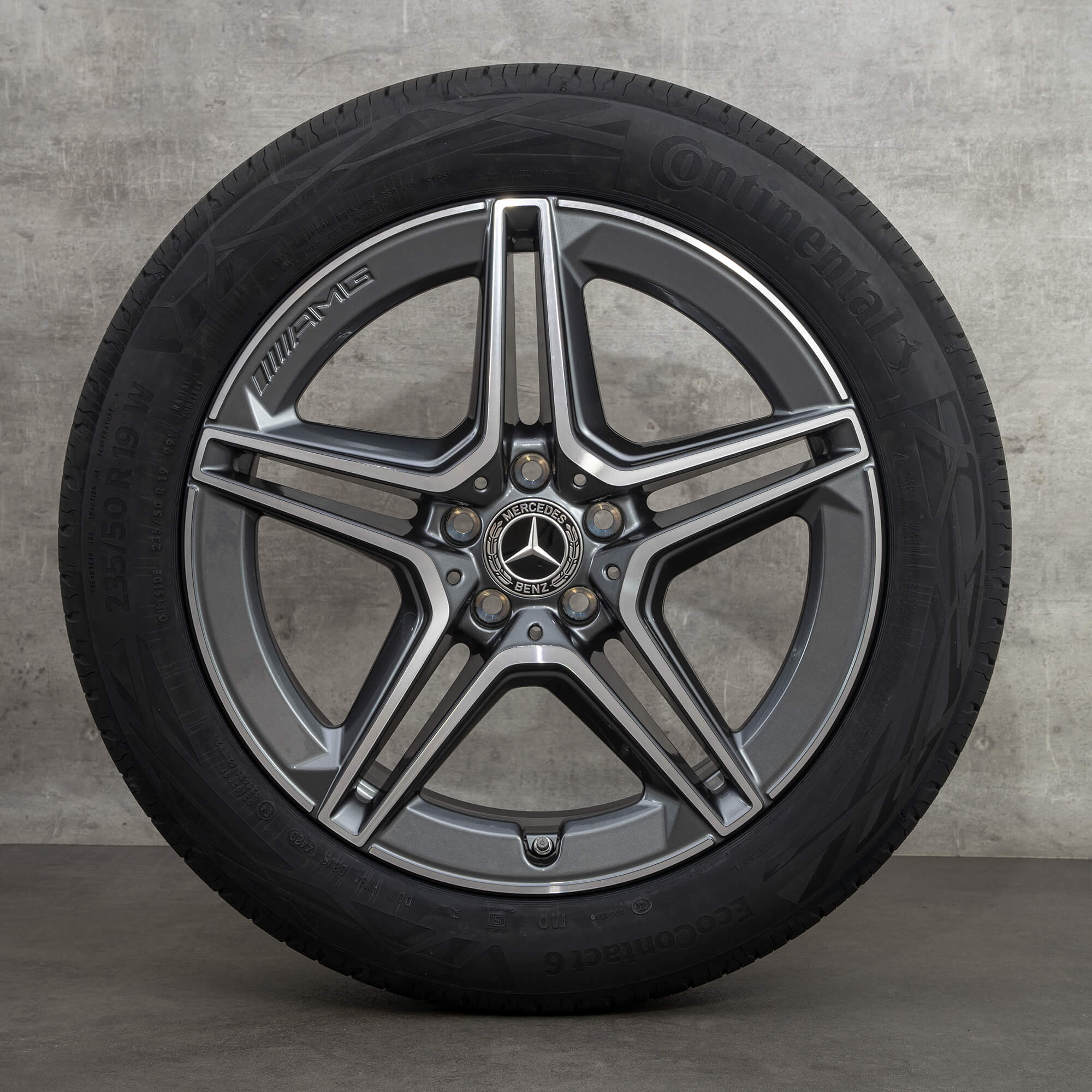 Mercedes 19 palcové ráfky AMG GLA H247 GLB X247 letní kola A2474011500 NOVINKA