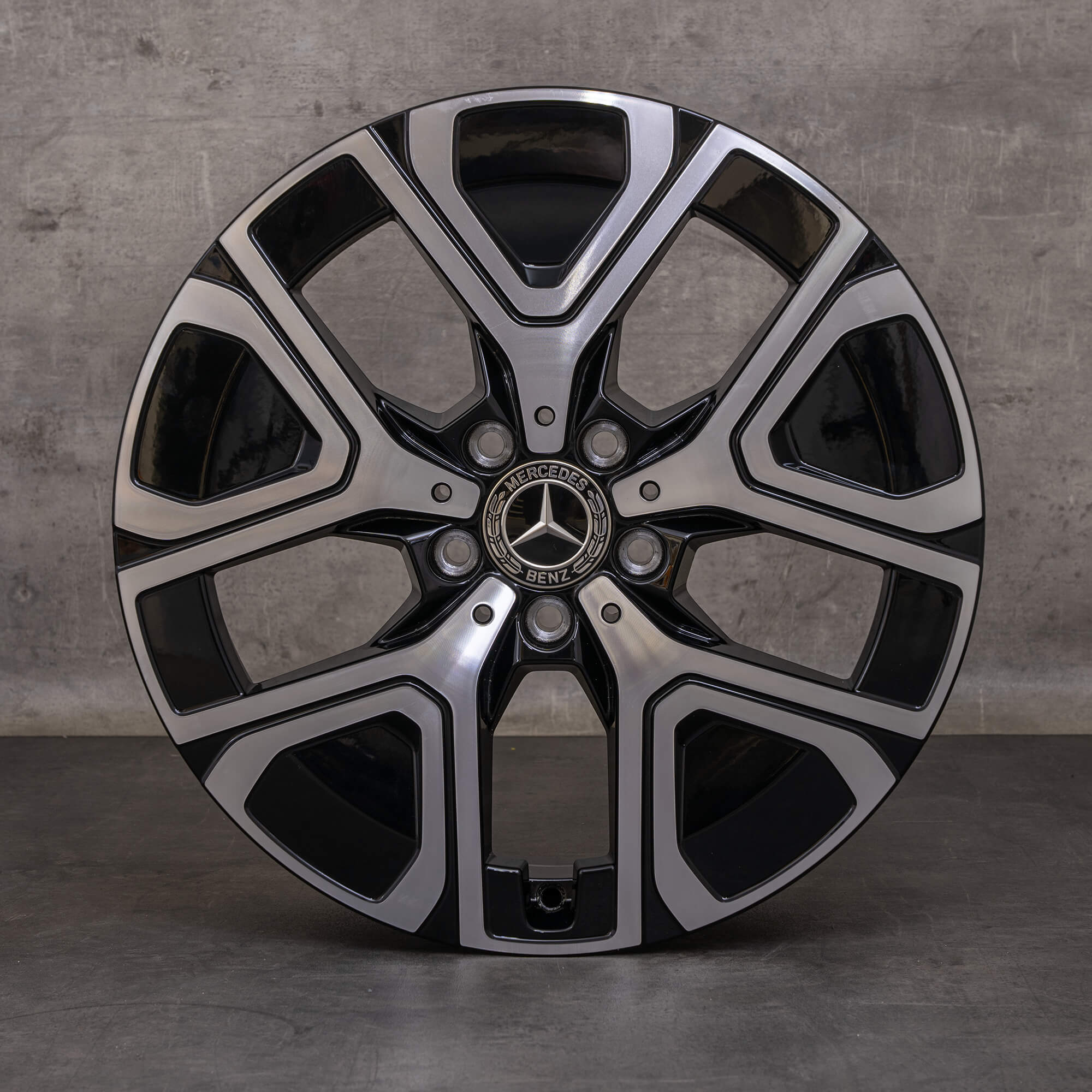Originele Mercedes Benz GLB EQ winterwielen 18 inch X244 velgen A2444010700 A2444010800 zwart gepolijst