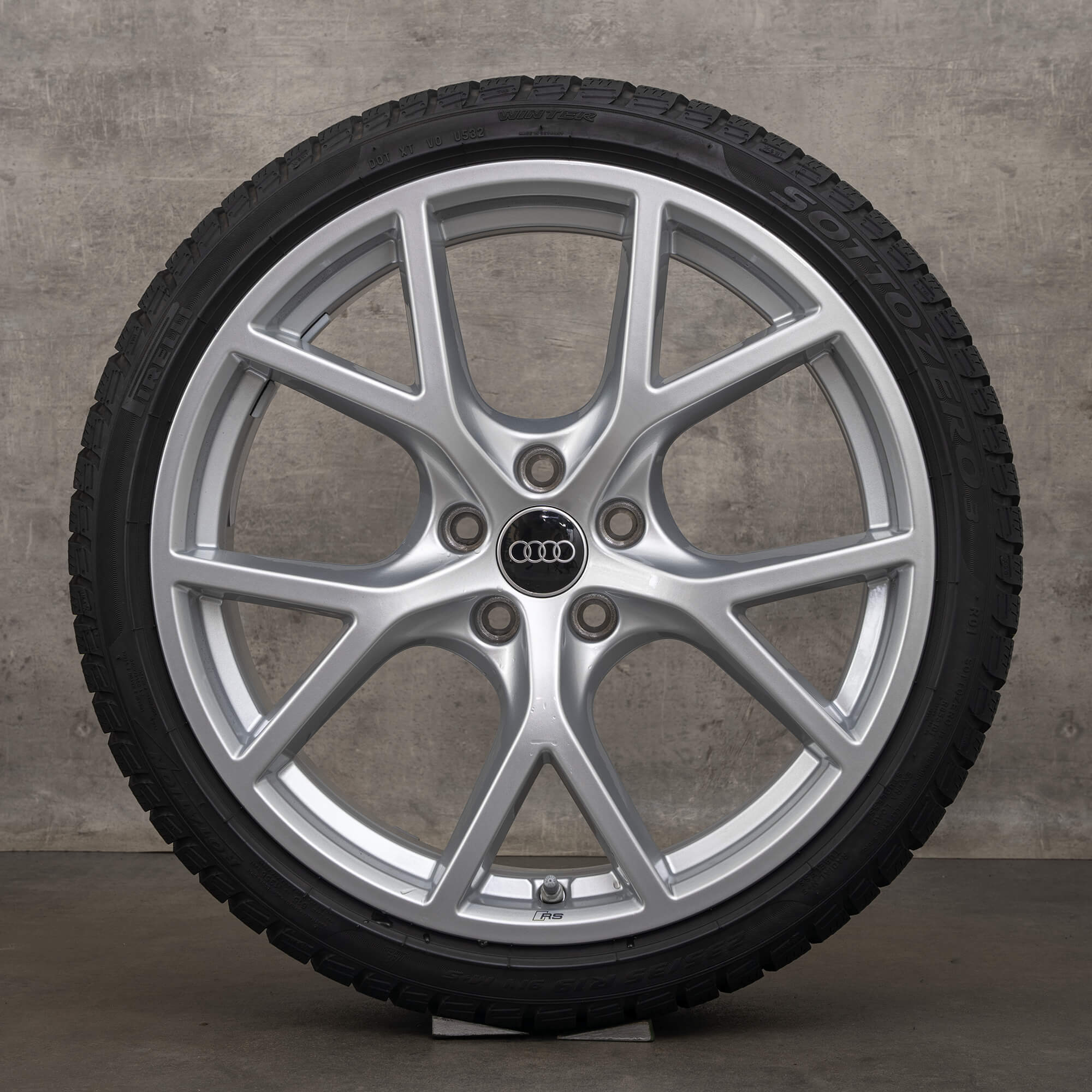Cerchi invernali originali Audi RS3 cerchi 19 pollici 8Y 8Y0601025BT 8Y0601025BQ argento