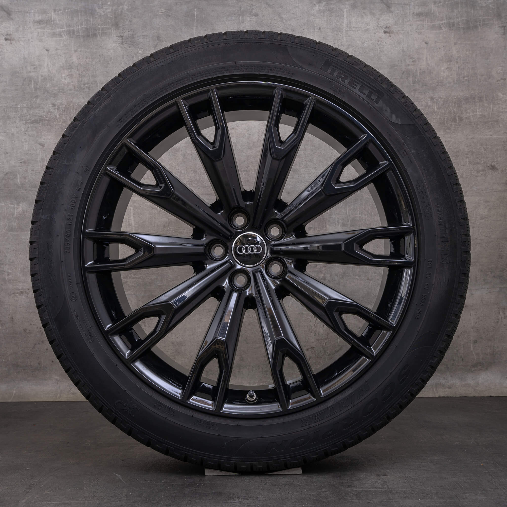 Original Audi Q7 SQ7 Winterräder 21 Zoll 4M Felgen 4M0601025CB schwarz glanz
