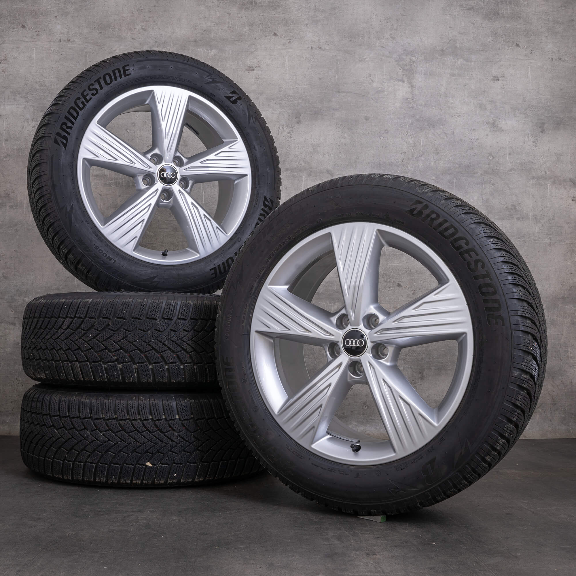 OEM Audi Q4 e-tron snow tire packages 19 inch rims Sportback